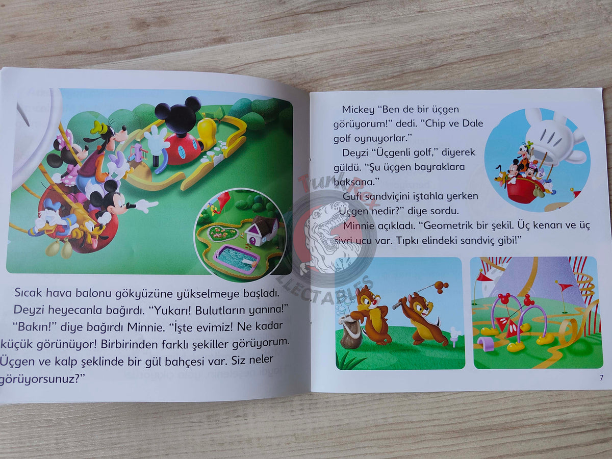 Mickey Mouse Clubhouse. Up, Up, and Away! – Walt Disney 2013 Turkish Book Turkey Illustrated