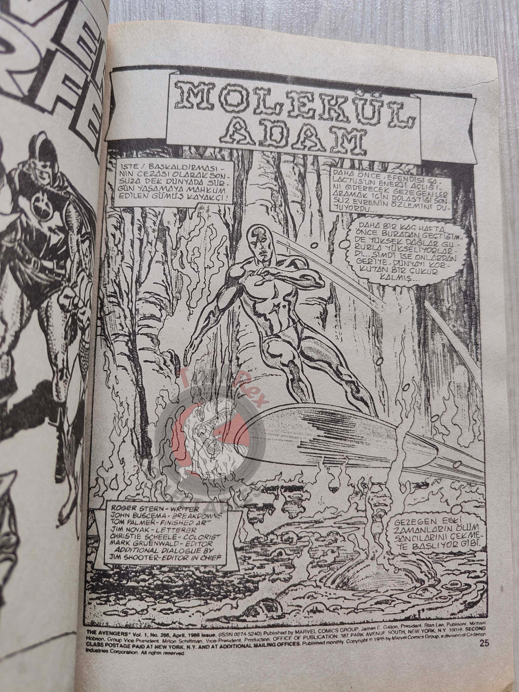 Silver Surfer #14 1988 Turkish Comic Turkey Defenders #101 The Avengers #256