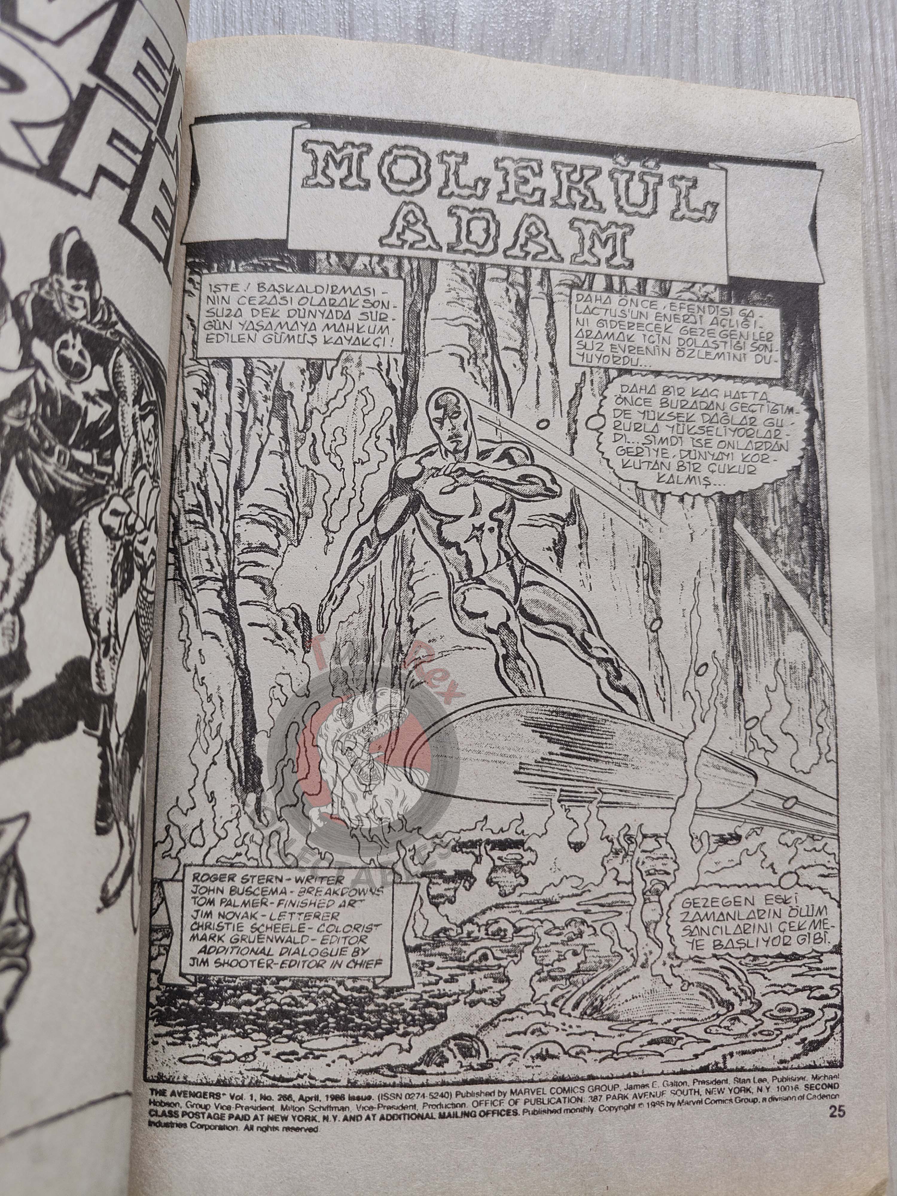 Silver Surfer #14 1988 Turkish Comic Turkey Defenders #101 The Avengers #256