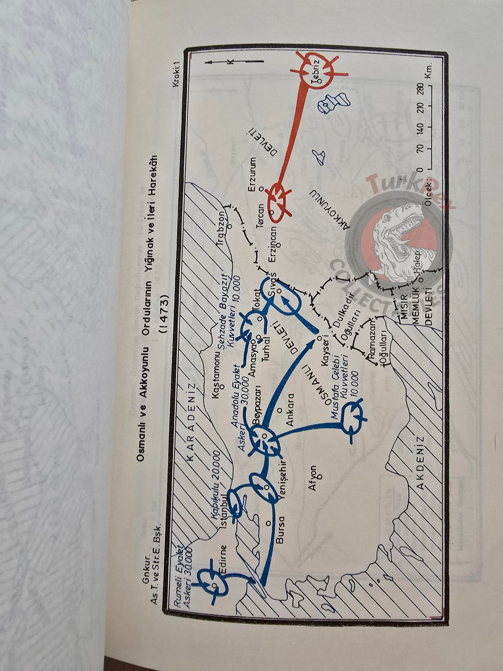The Battle of Otlukbeli 1473 1980 Turkish Book Military Ottoman Empire Maps Sultan Mehmed II