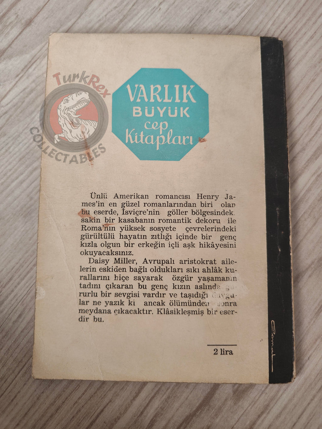 Henry James – Daisy Miller 1963 1st Turkish Book Turkey