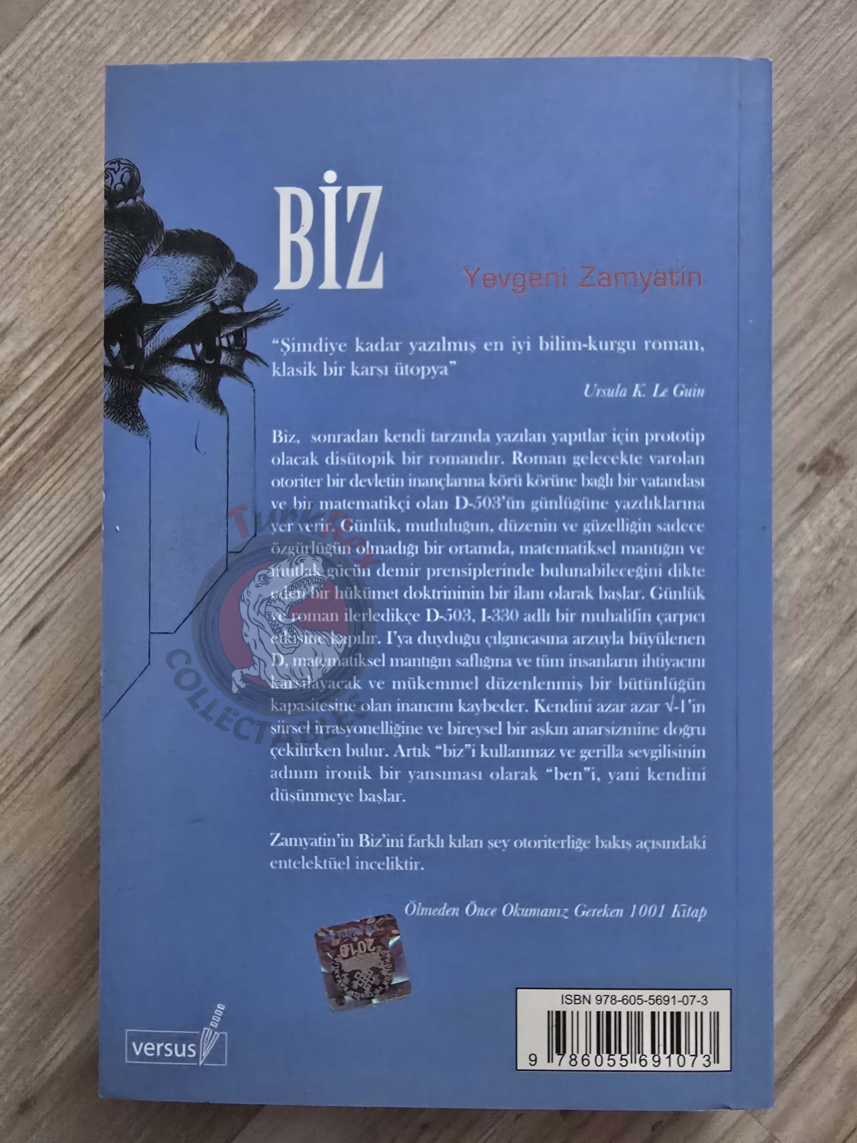 Yevgeni Zamyatin – We 2011 Turkish Book Turkey Mıy