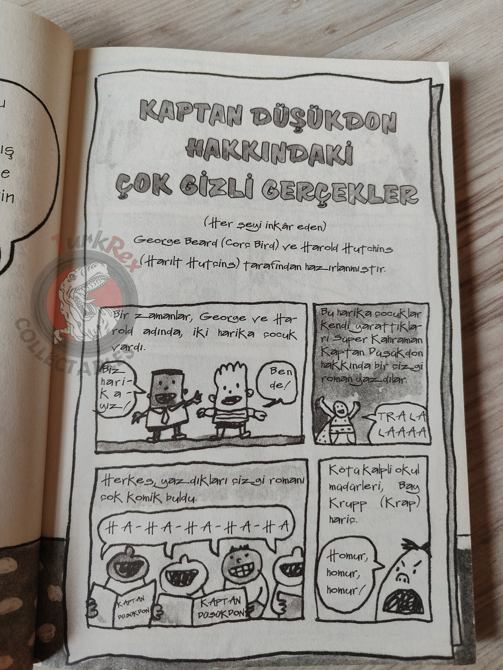 Captain Underpants and the Attack of the Talking Toilets Turkish Turkey Dav Pilkey