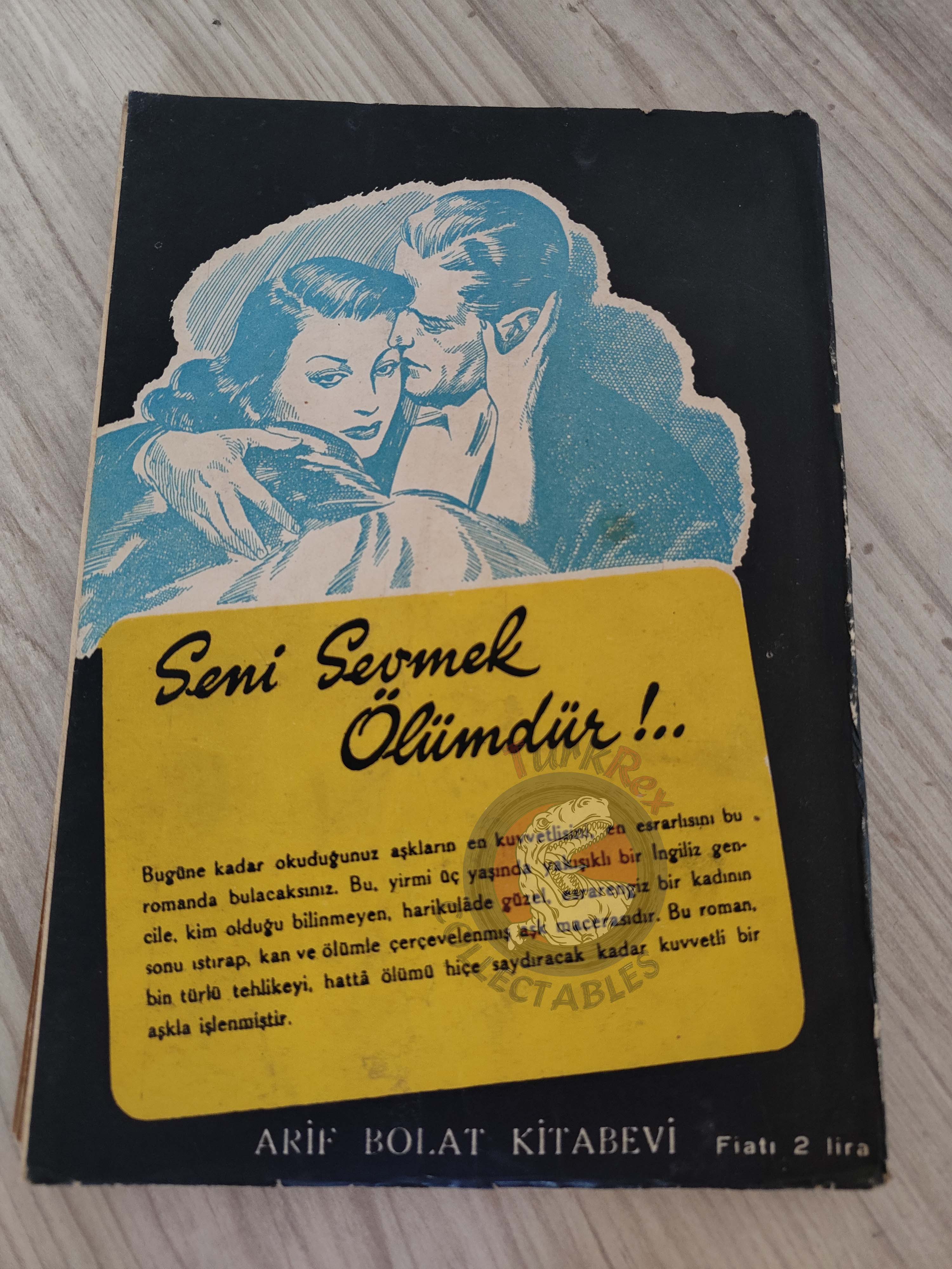 Elinor Glyn – Three Weeks 1946 1st Turkish Book Turkey