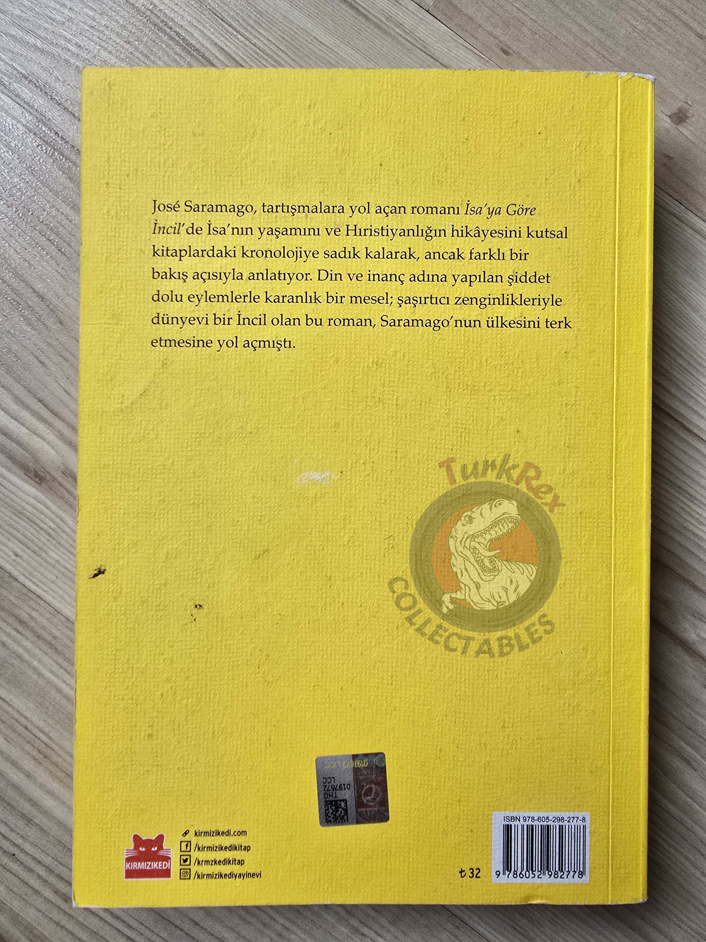 José Saramago –  The Gospel According To Jesus Christ 2018 Turkish Book Turkey