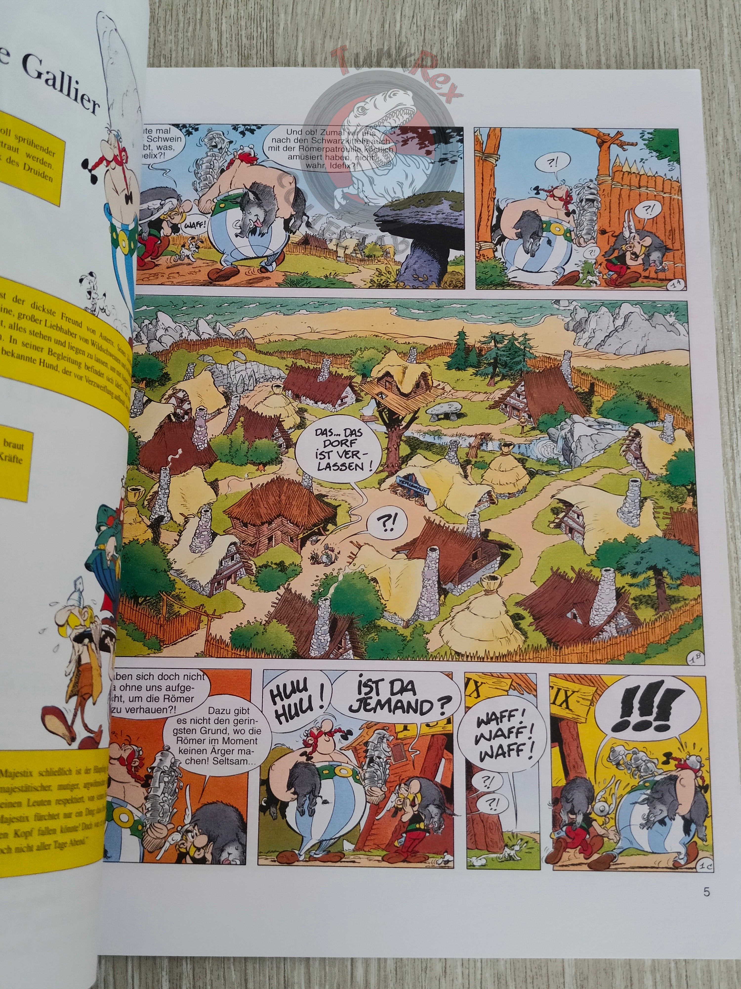 Asterix – Asterix and the Actress 2001 1st Edition German Comic Germany