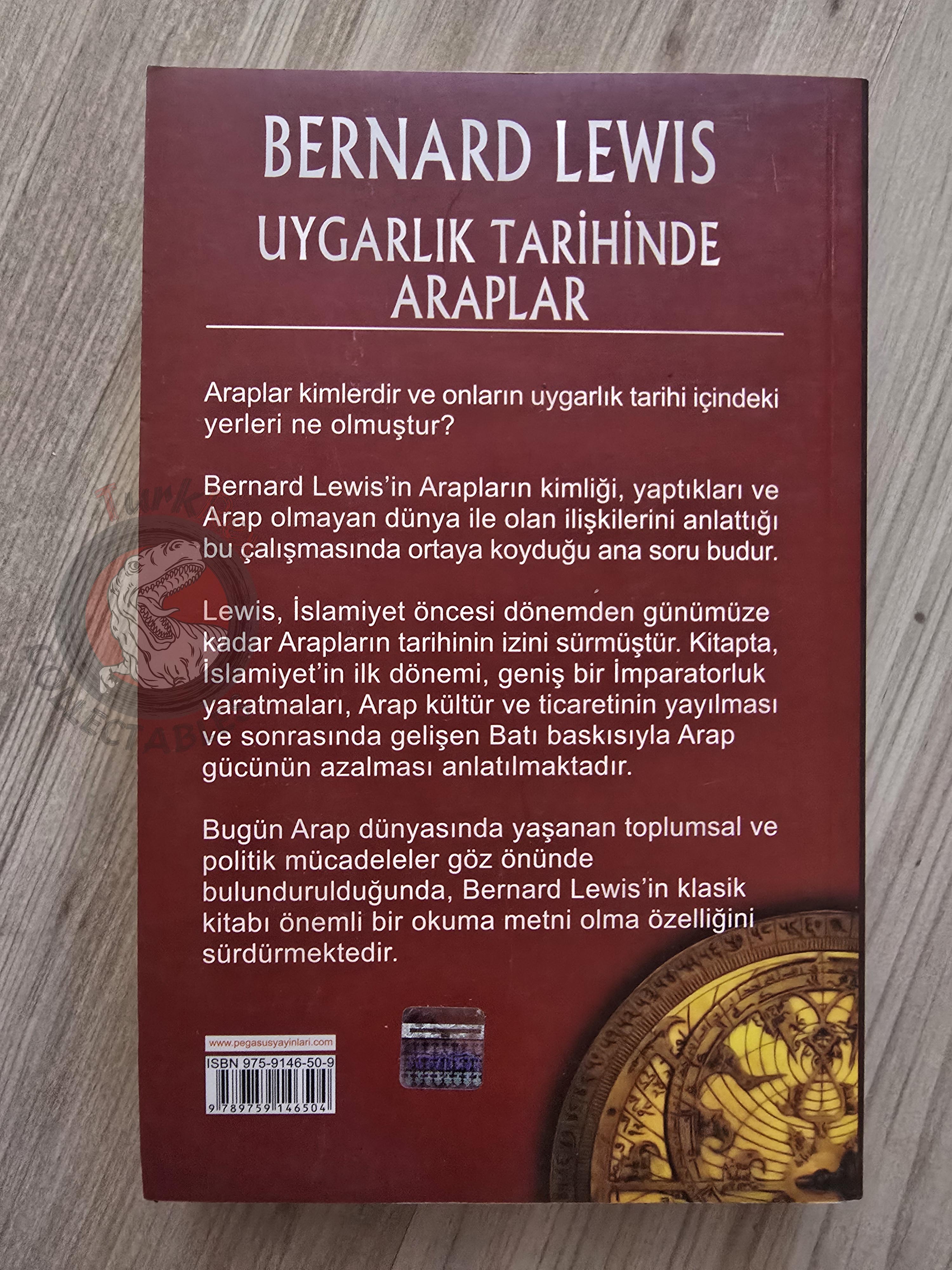 Bernard Lewis – Arabs in History 2006 Turkish Book Turkey