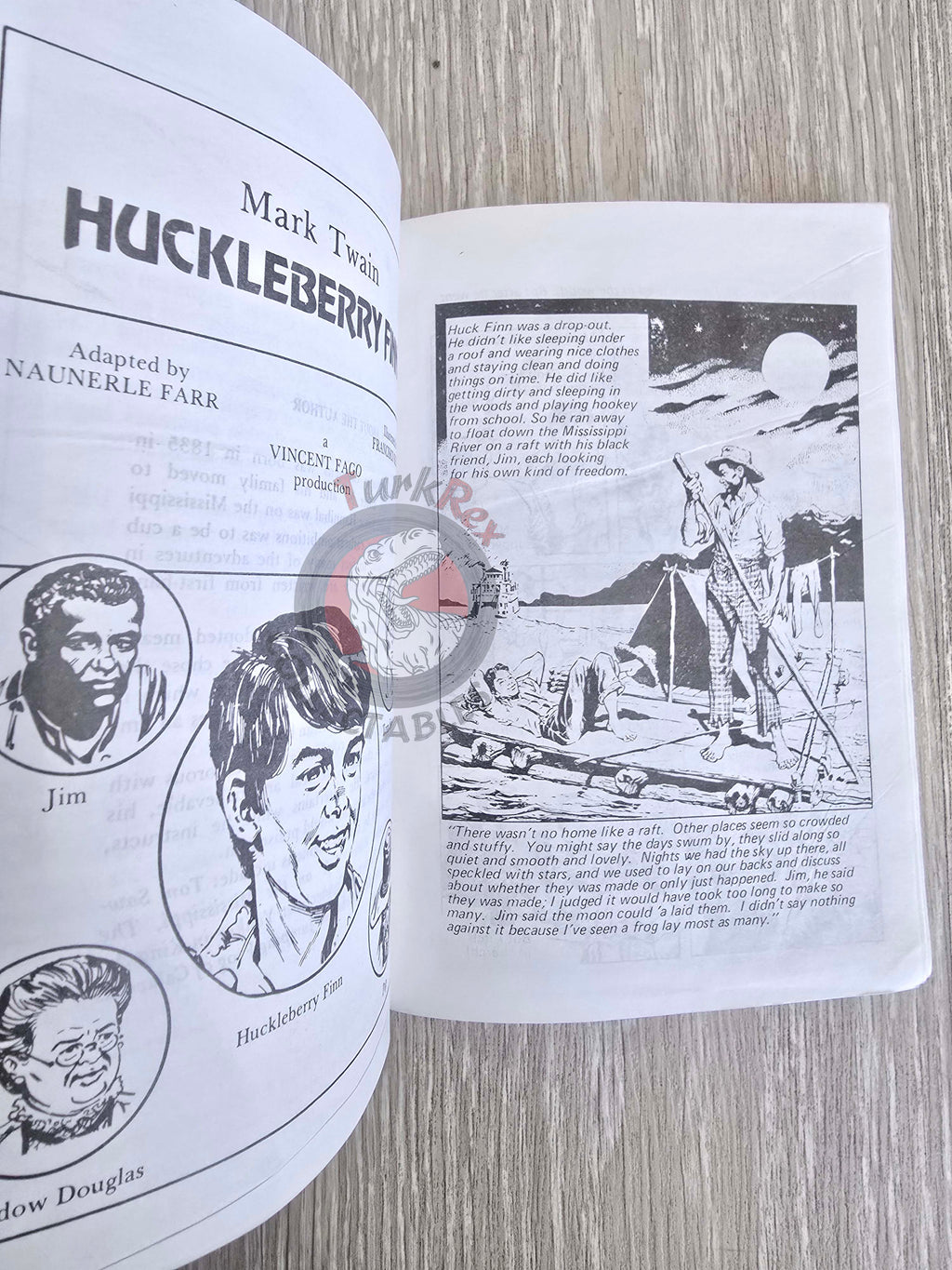 Mark Twain – Huckleberry Finn Now Age Books Illustrated Series 1990 Turkey Comic English