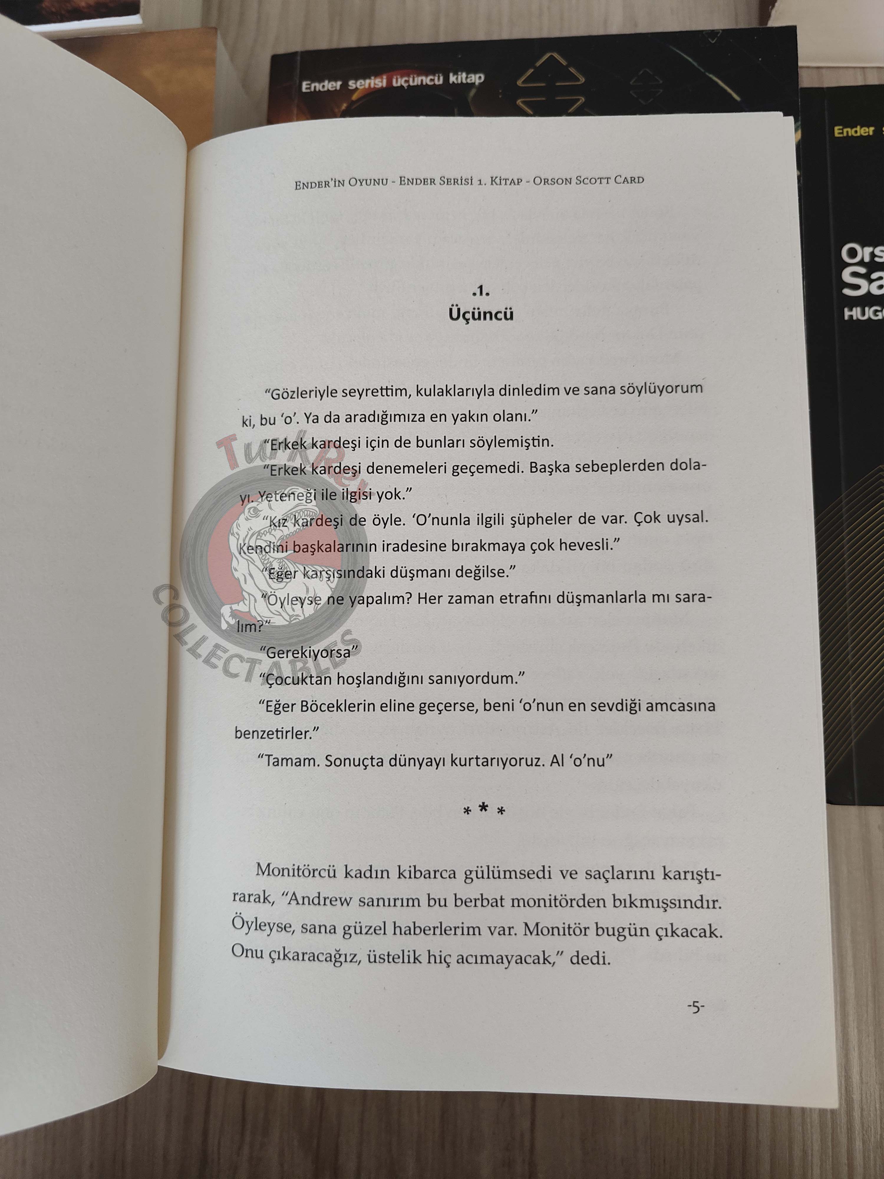 Orson Scott Card – Ender’s Game Turkish Book Turkey Complete Set