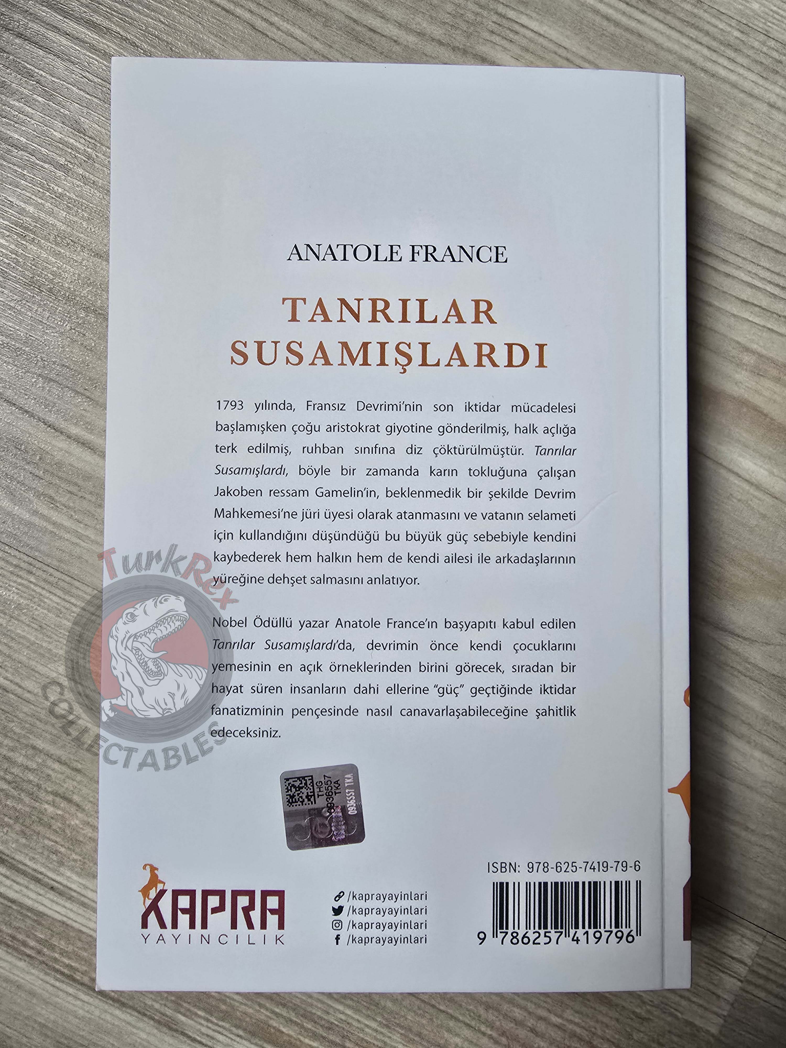 Anatole France – The Gods Are Athirst  2021 Turkish Book Turkey