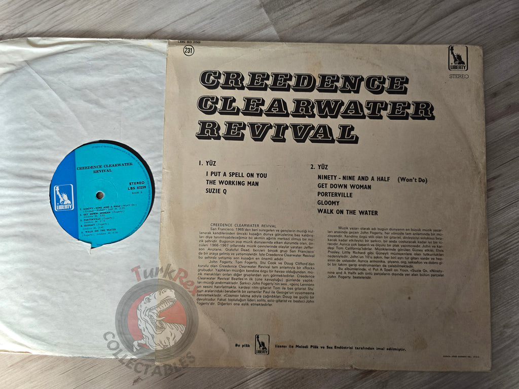 Creedence Clearwater Revival – Creedence Clearwater Revival Turkish Pressing Vinyl Turkey Edition