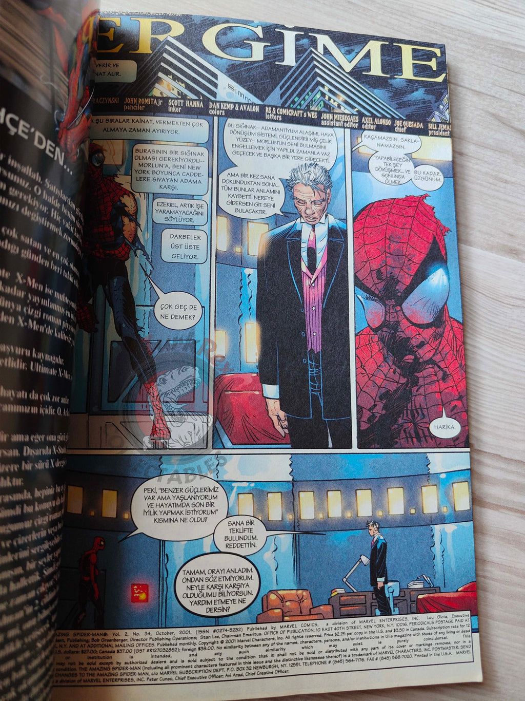 Spider-Man Vol #2 Turkish Comic Turkey The Amazing #33-35 Peter Parker #33-35