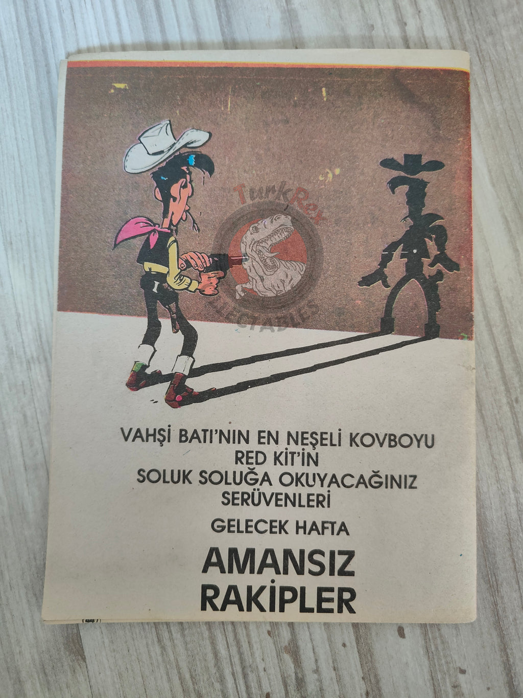 Lucky Luke #44 Les Cousins Dalton 1989 Turkish Comic Turkey