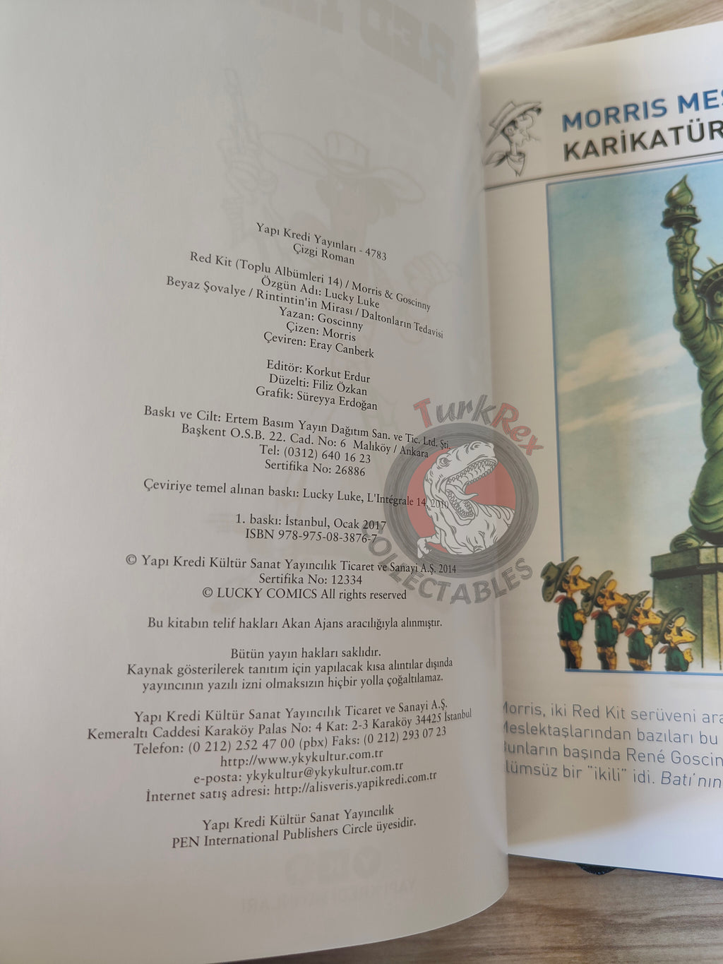 Lucky Luke – L'integrale #14 Turkish Comic Turkey Le Cavalier Blanc