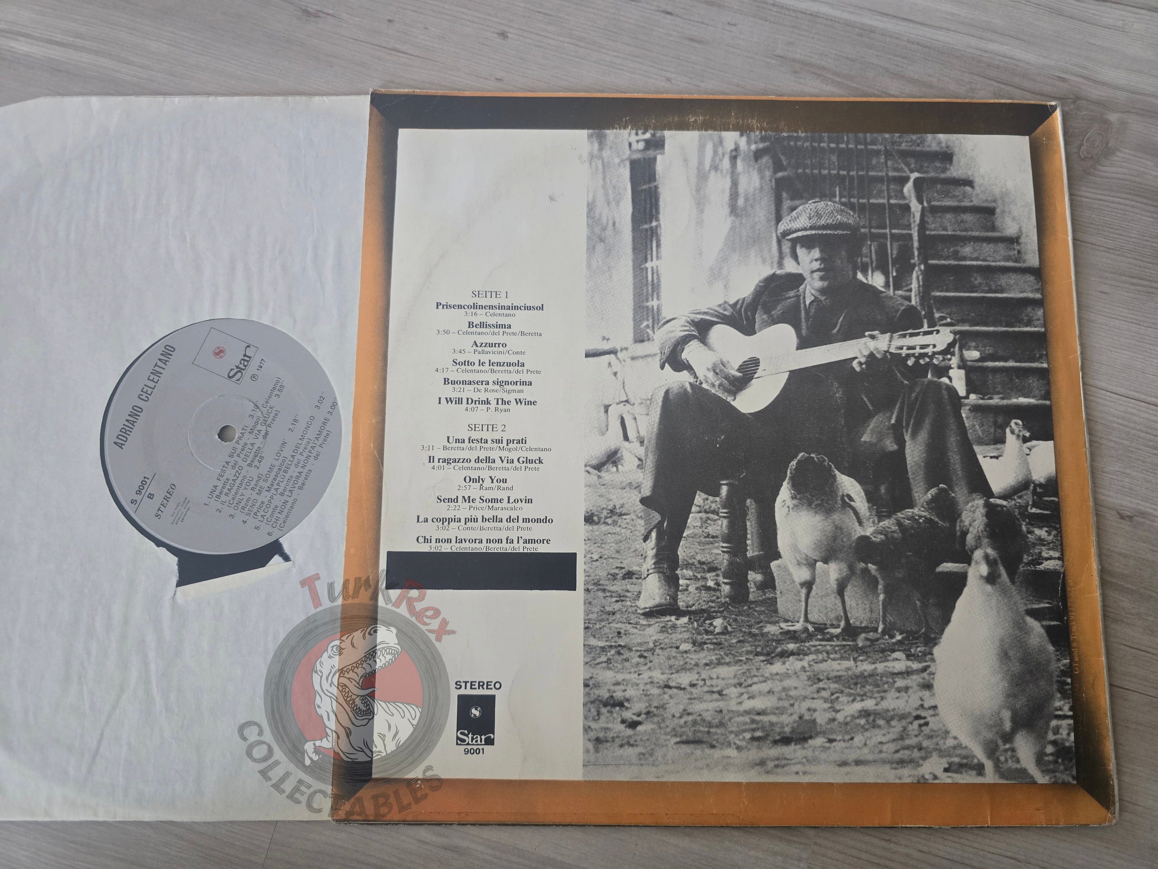 Adriano Celentano – Die Großen Erfolge Turkish Pressing Vinyl Turkey Edition