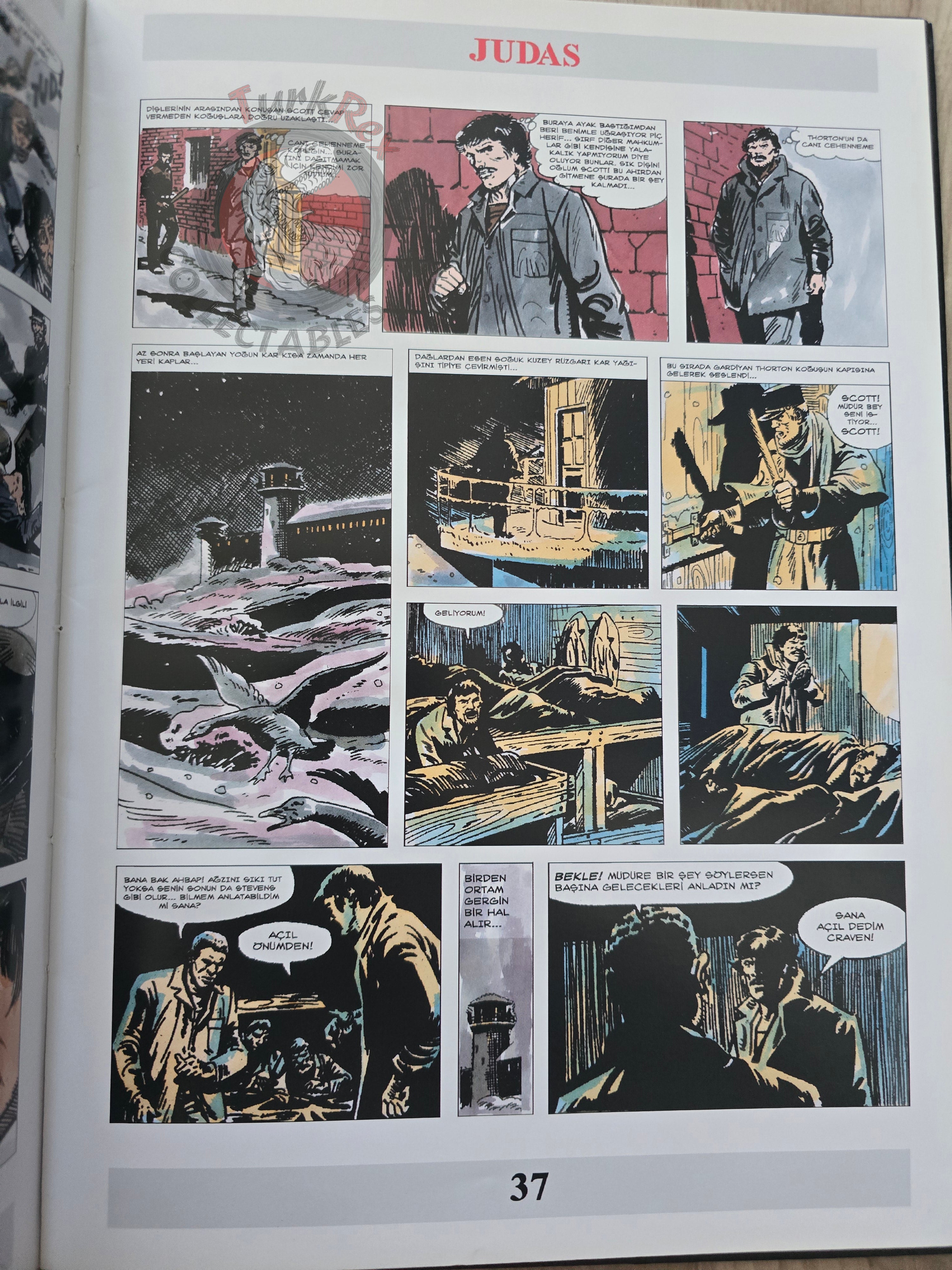 Judas #1 Turkish Hardcover Comic Turkey La croce fiammeggiante #4
