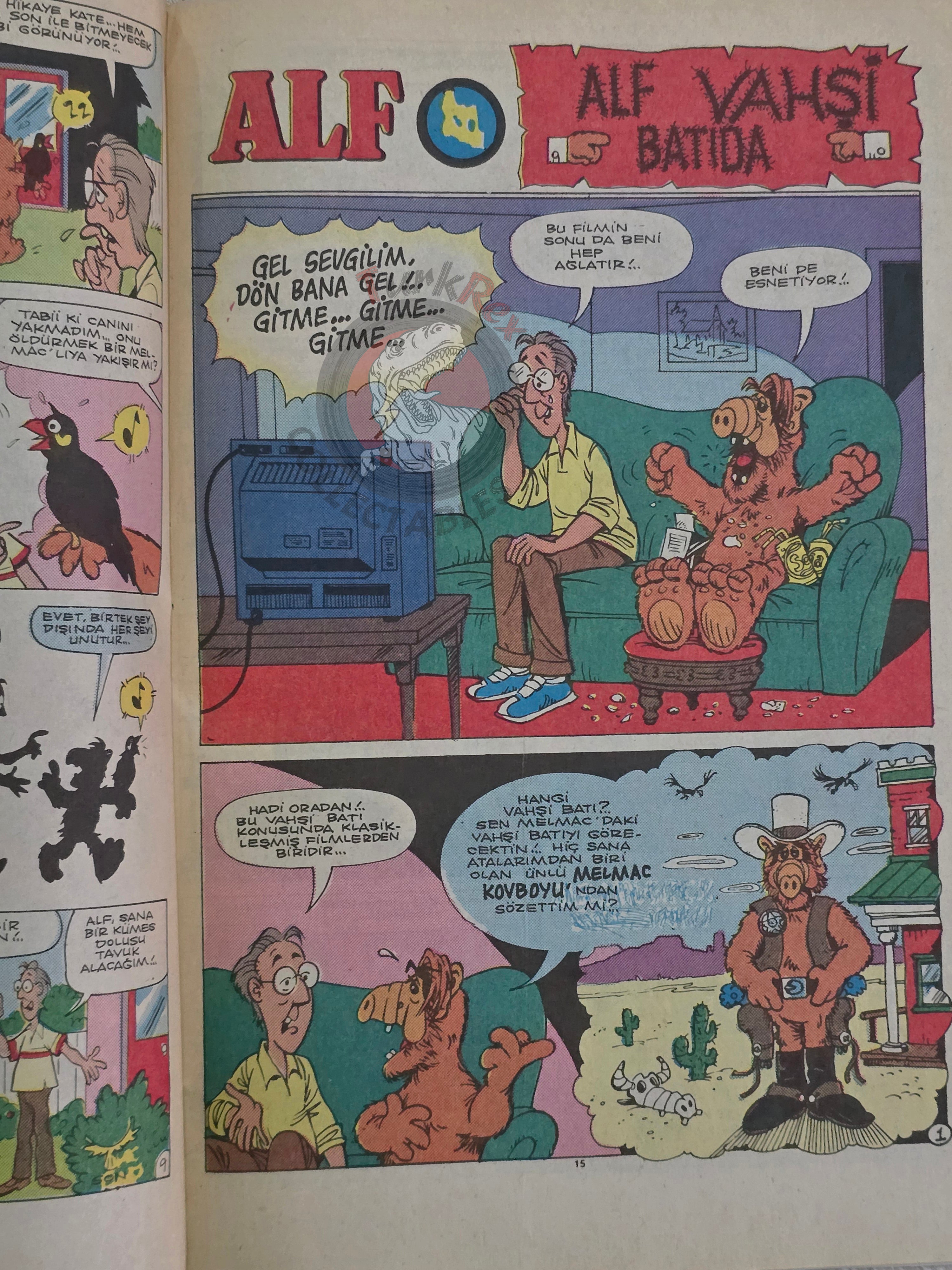 ALF #8 90s Turkish Comic Turkey Marvel Cover #11