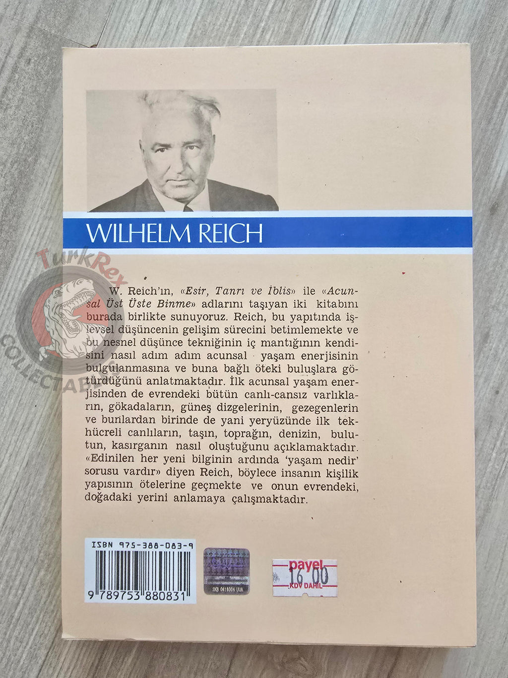 Wilhelm Reich – Ether, God and Devil: Cosmic Superimposition 1995 Turkish Book Turkey