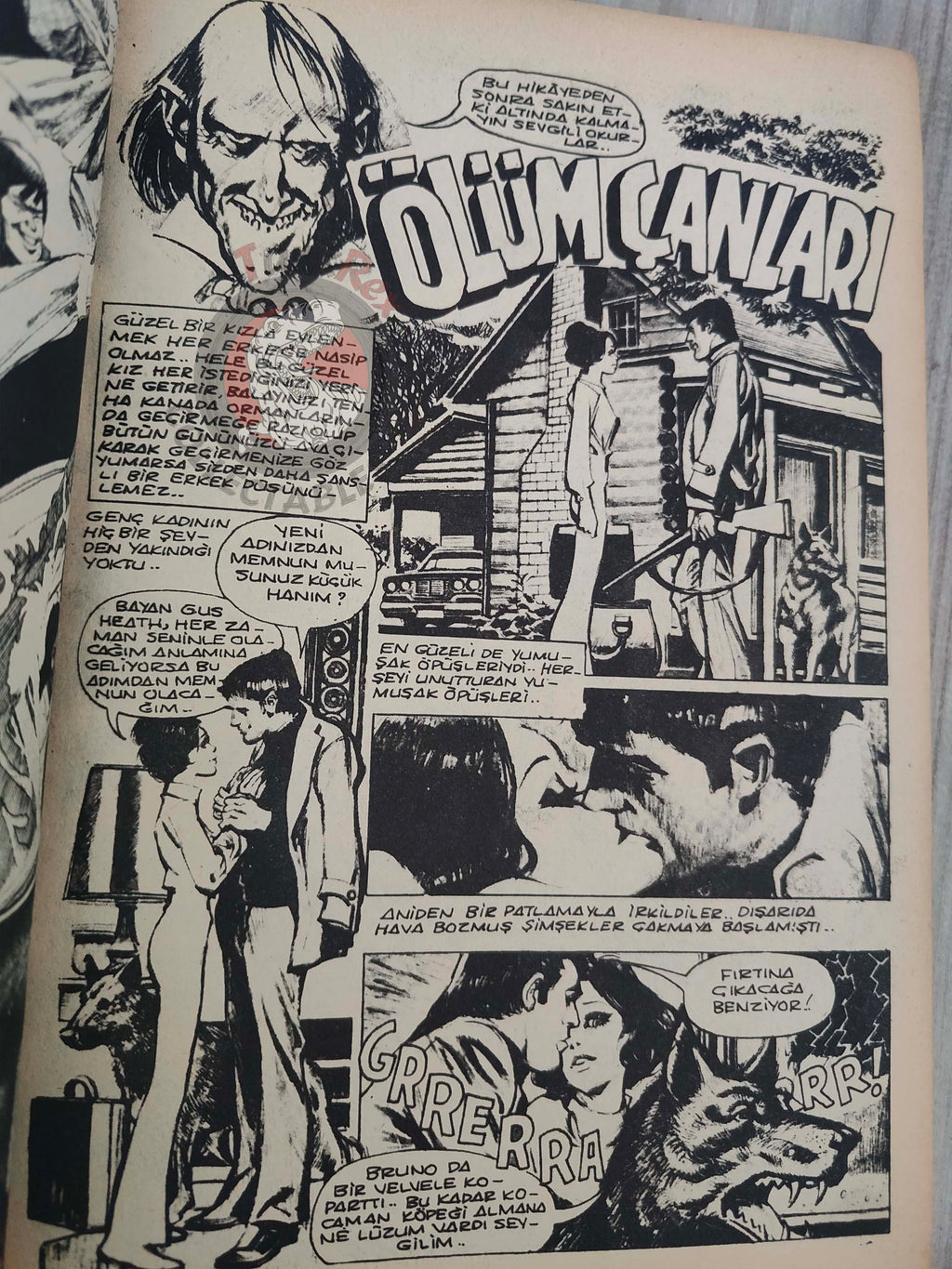 Korku February 1973 Turkish Comic Turkey Vampirella #18 Warren Creepy Eerie