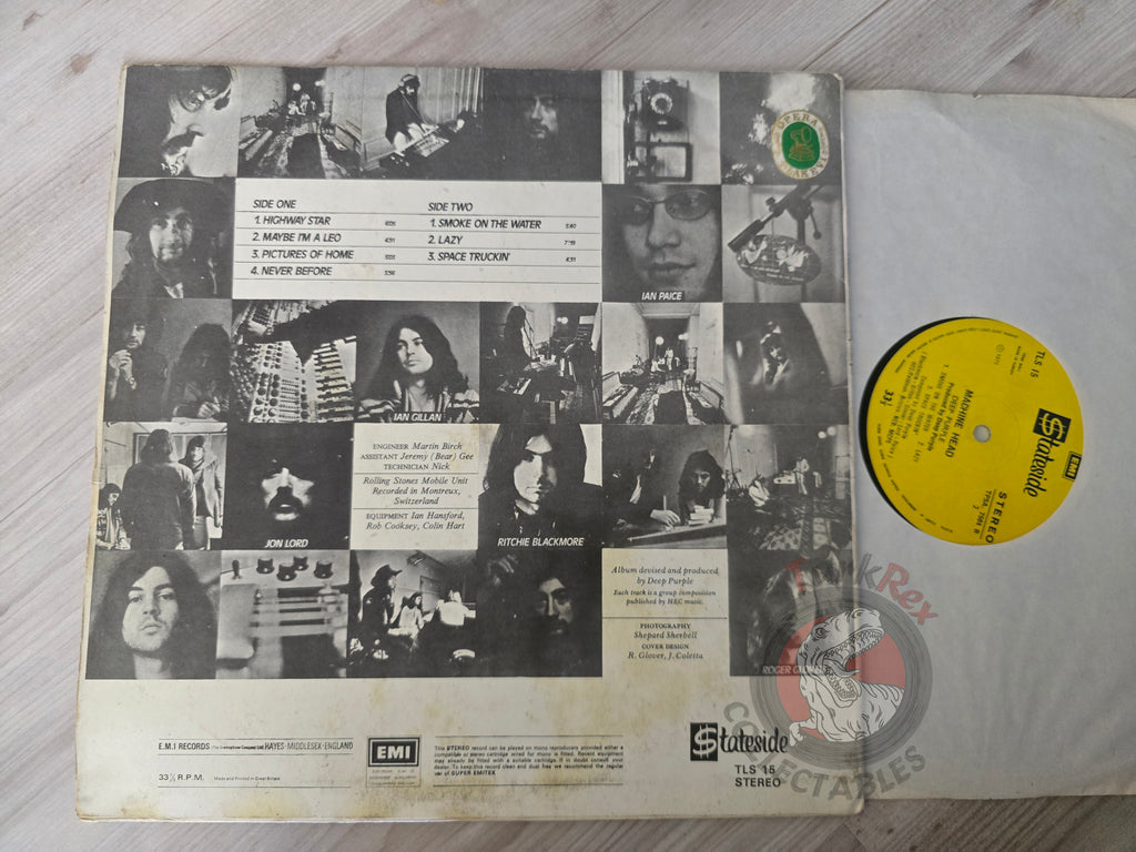 Deep Purple – Machine Head Turkish Pressing Vinyl Turkey Edition