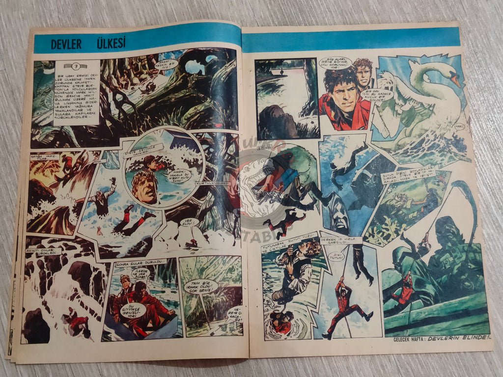 Doğan Kardeş 1971 Magazine #9 Turkish Comic Turkey Suske en Wiske Pantera Negra Tarzan