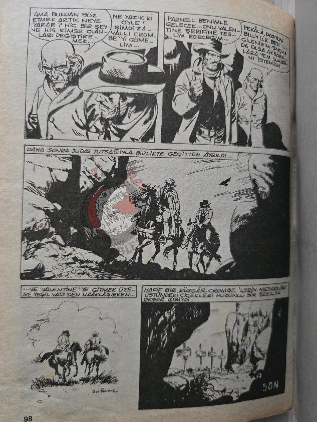 Judas #9 Turkish Edition Comic Turkey Il fantasma della valle #8