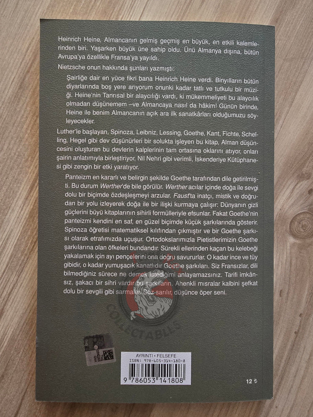 Heinrich Heine – History of Religion and Philosophy in Germany 2020 Turkish Book Turkey
