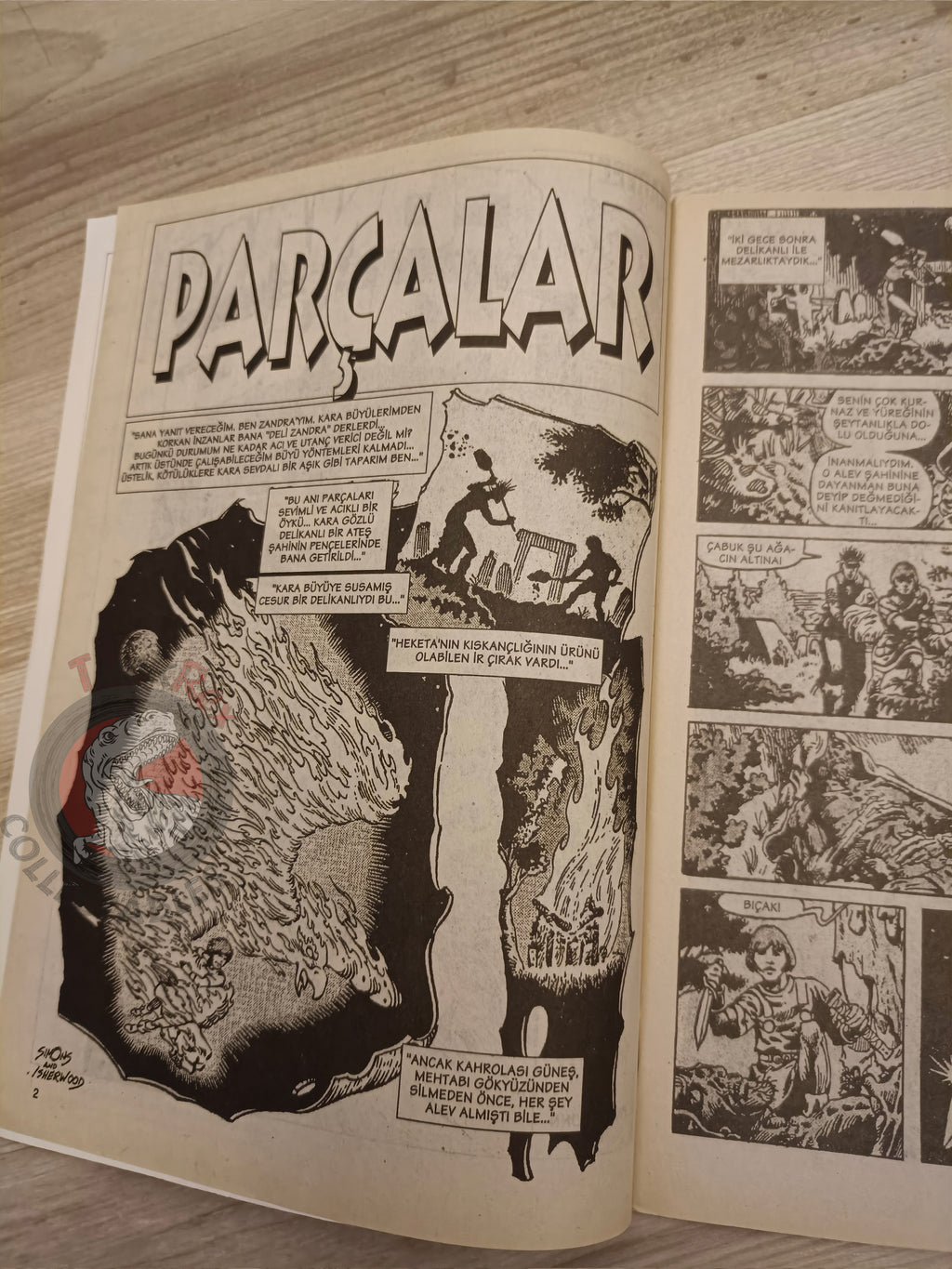 Kral Conan #33 King Conan #24 #25 Turkish Comic Turkey Frank Frazetta Prince Conn