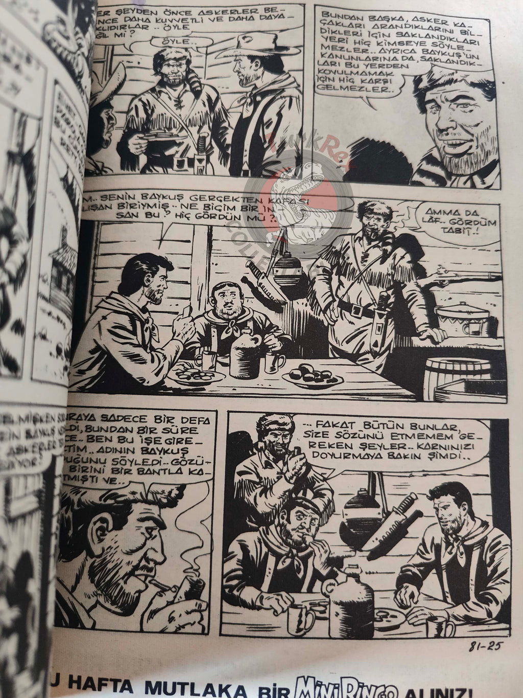 Zagor #81 1971 Avventura a Kingston Turkish Comic Turkey L'Avamposto Ignoto