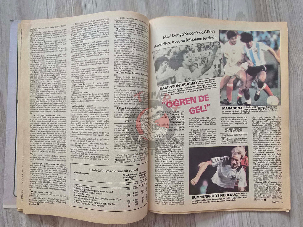 Turkish Magazine 8. Gün – White House Turkey 1981 Ronald Reagan World Islamic Conference