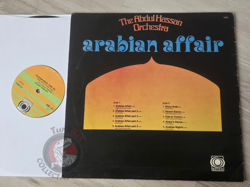 The Abdul Hassan Orchestra – Arabian Affair  Turkish Pressing Vinyl Turkey Edition
