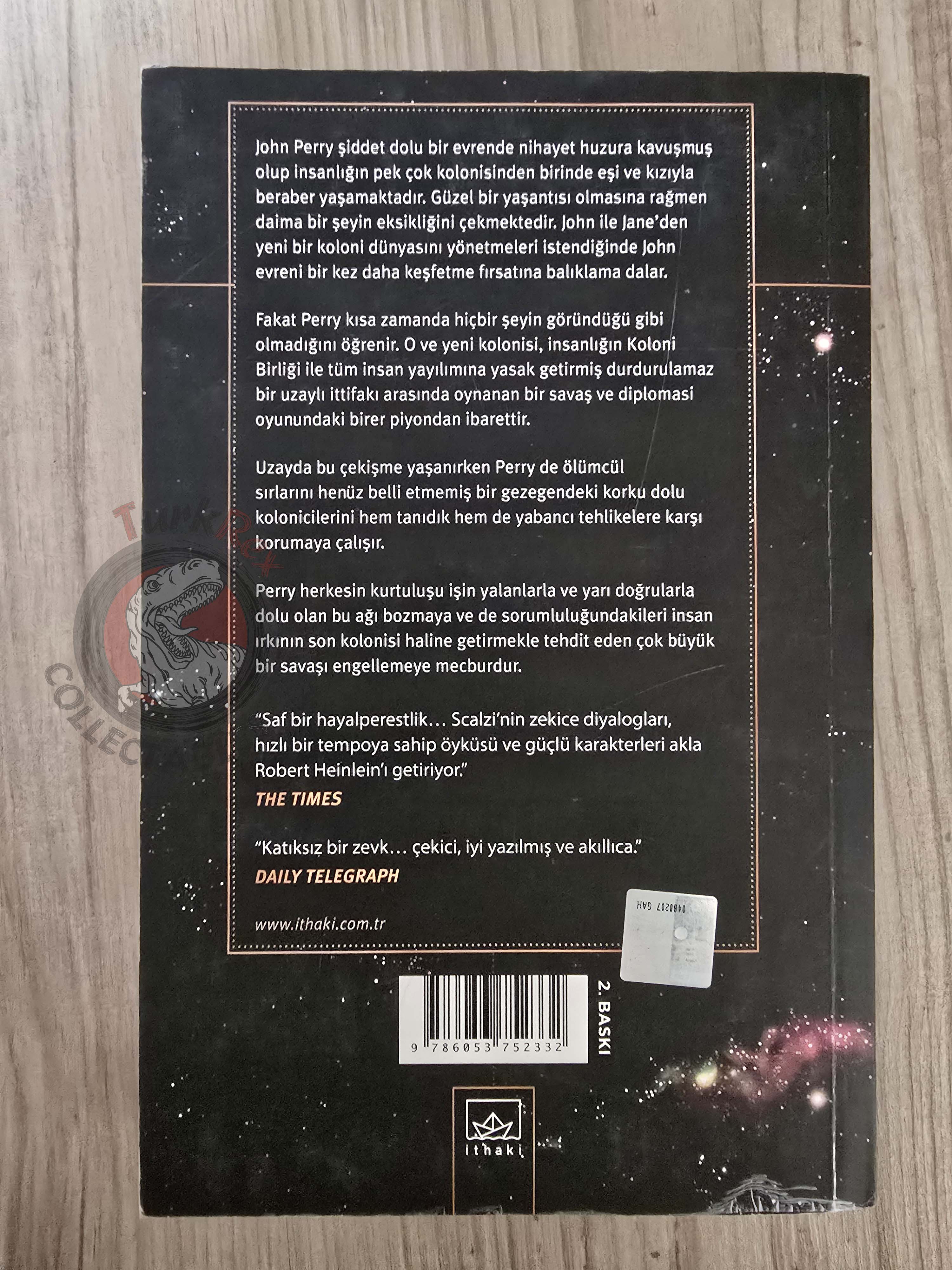 John Scalzi – The Last Colony Turkish Book Turkey Old Man’s War Series