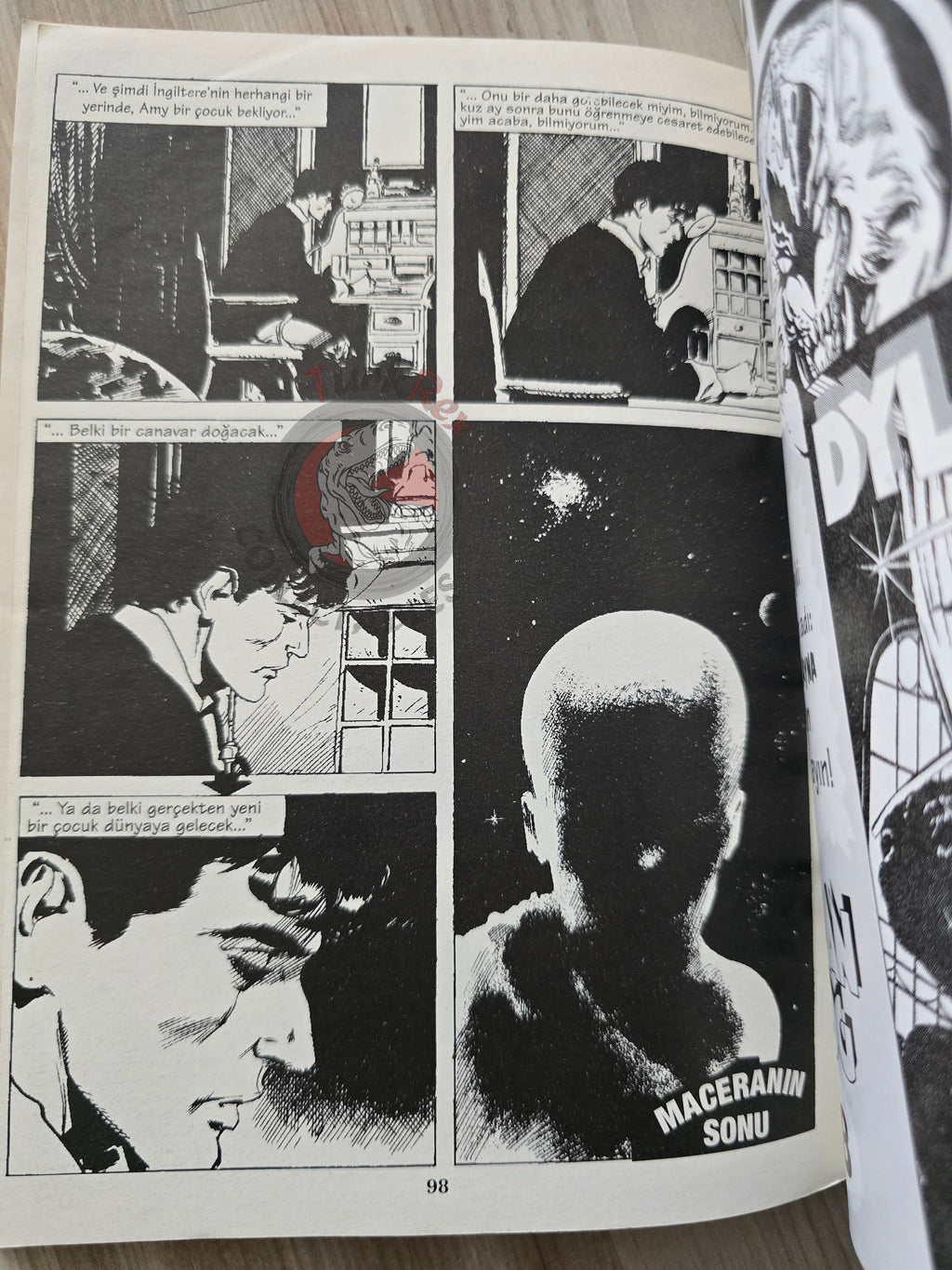 Dylan Dog #7 1997 Turkish Comic Turkey #9 Alfa e Omega