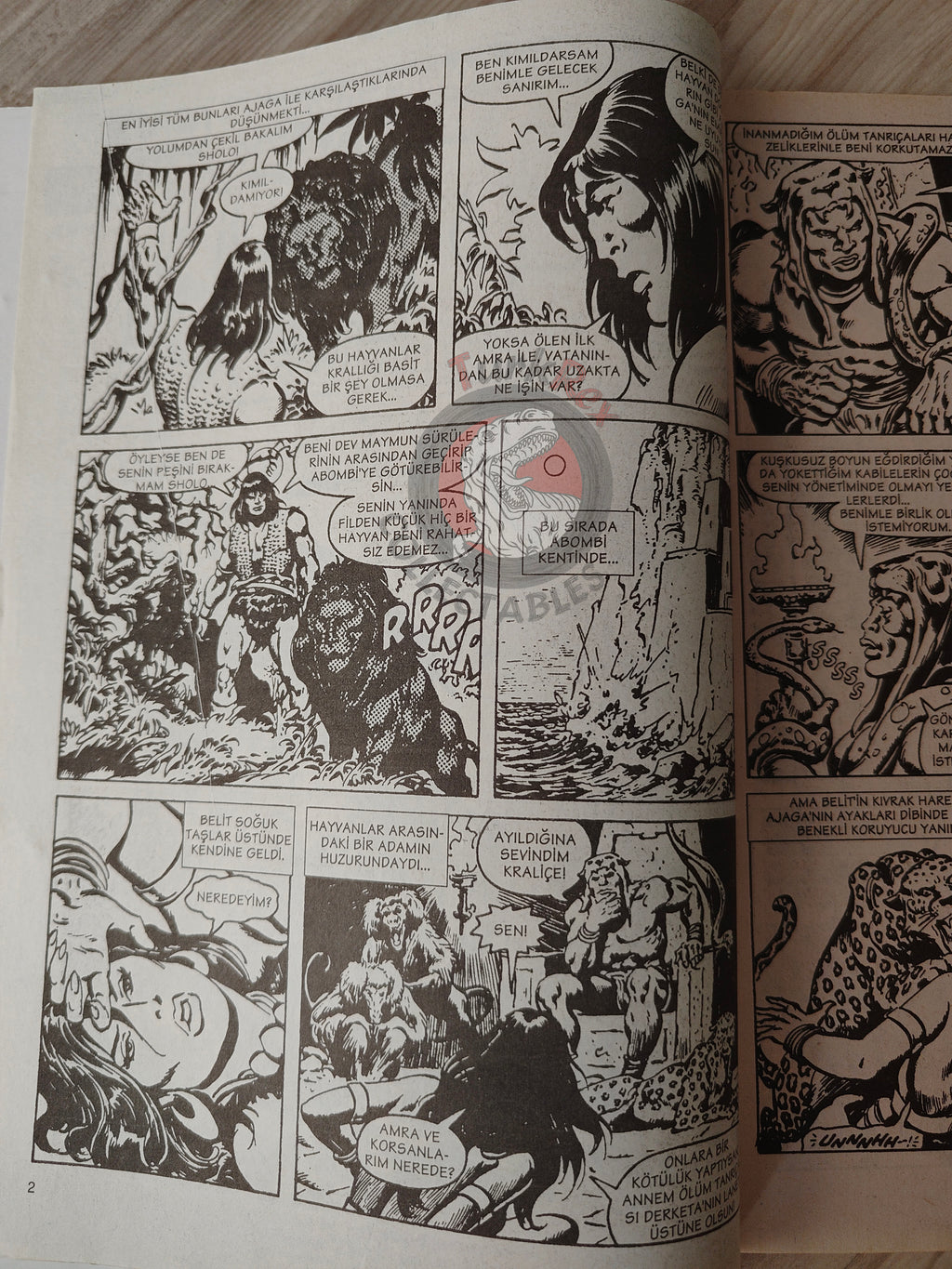 Conan The Barbarian #11 2001 Turkish Comic Turkey #96 #97 #98