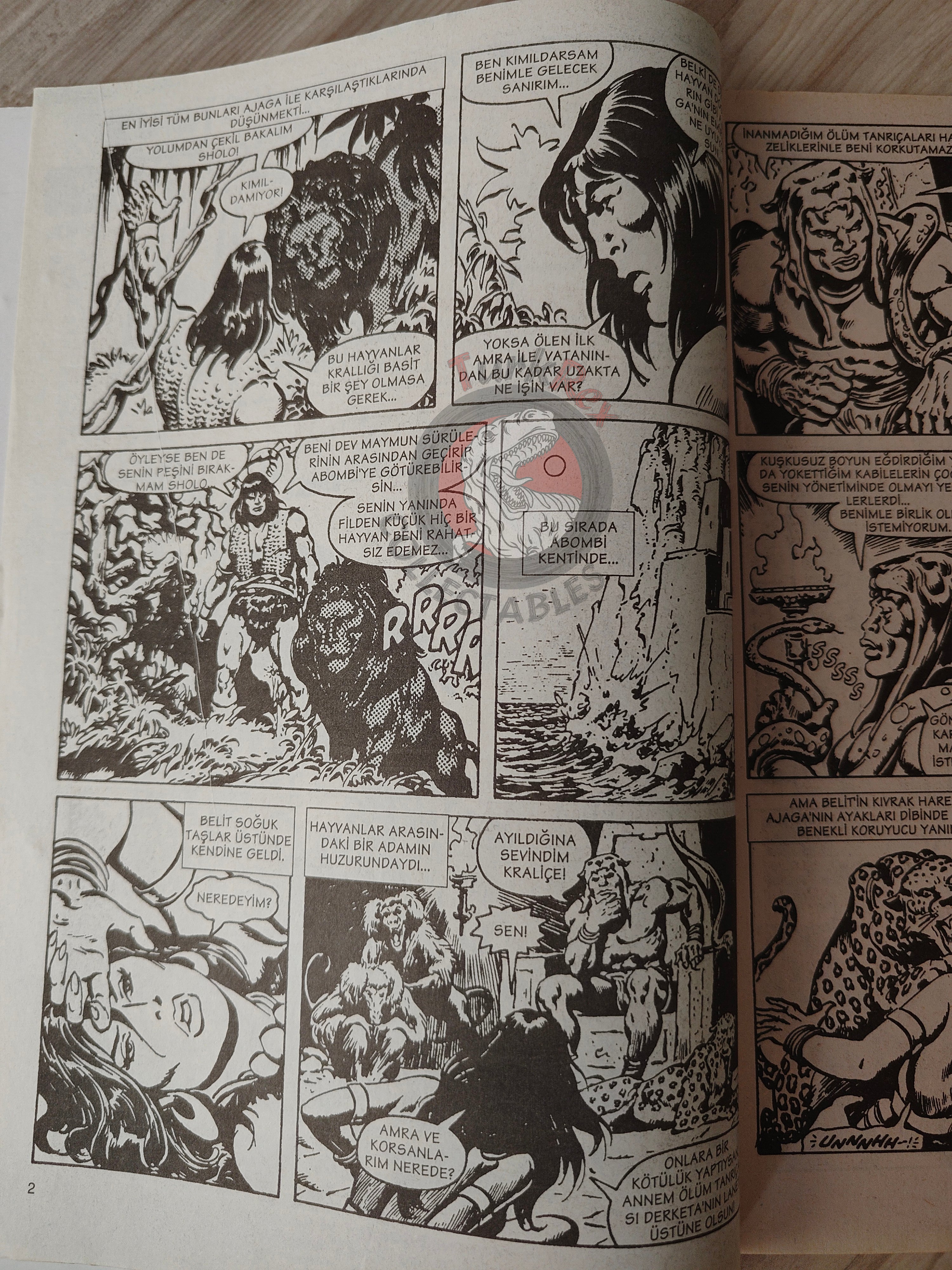 Conan The Barbarian #11 2001 Turkish Comic Turkey #96 #97 #98