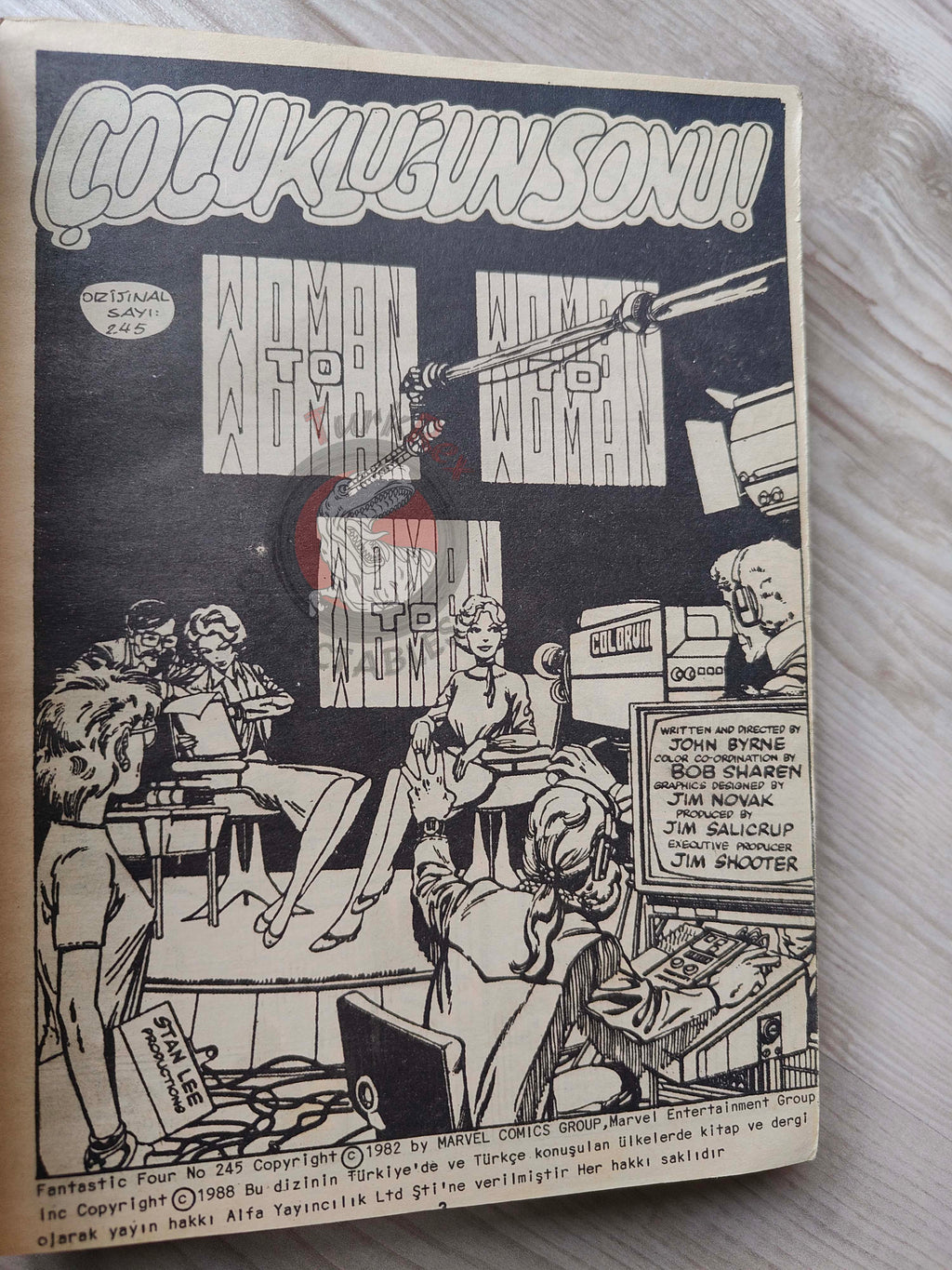 Fantastic Four Special Issue 1989 Turkish Comic Turkey #245 - #258