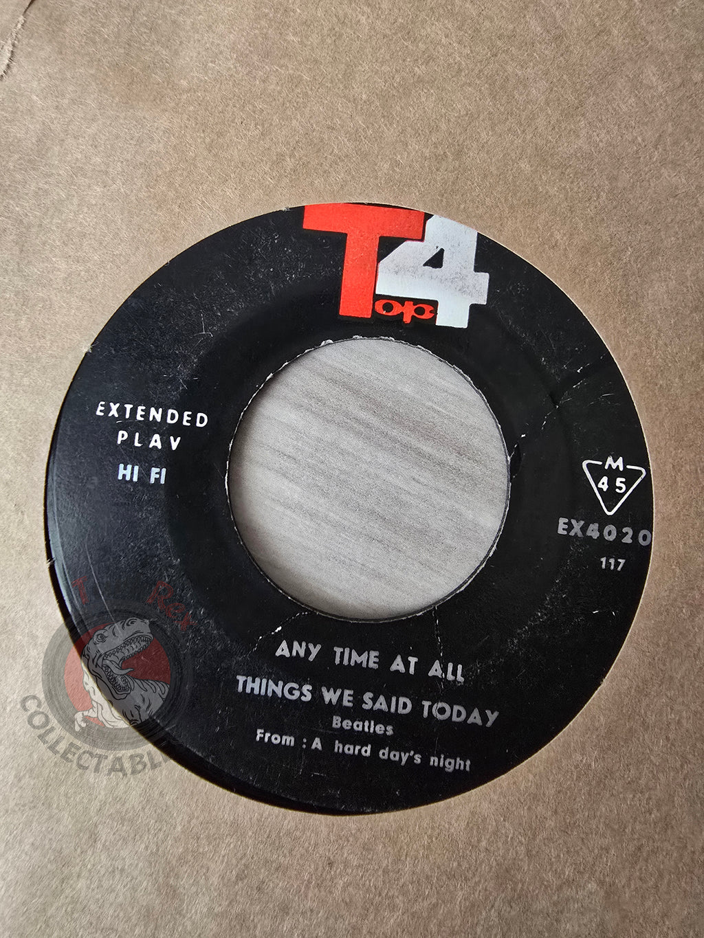 The Beatles - A Hard Day's Night 7" Iran Pressing Vinyl Iranian Edition