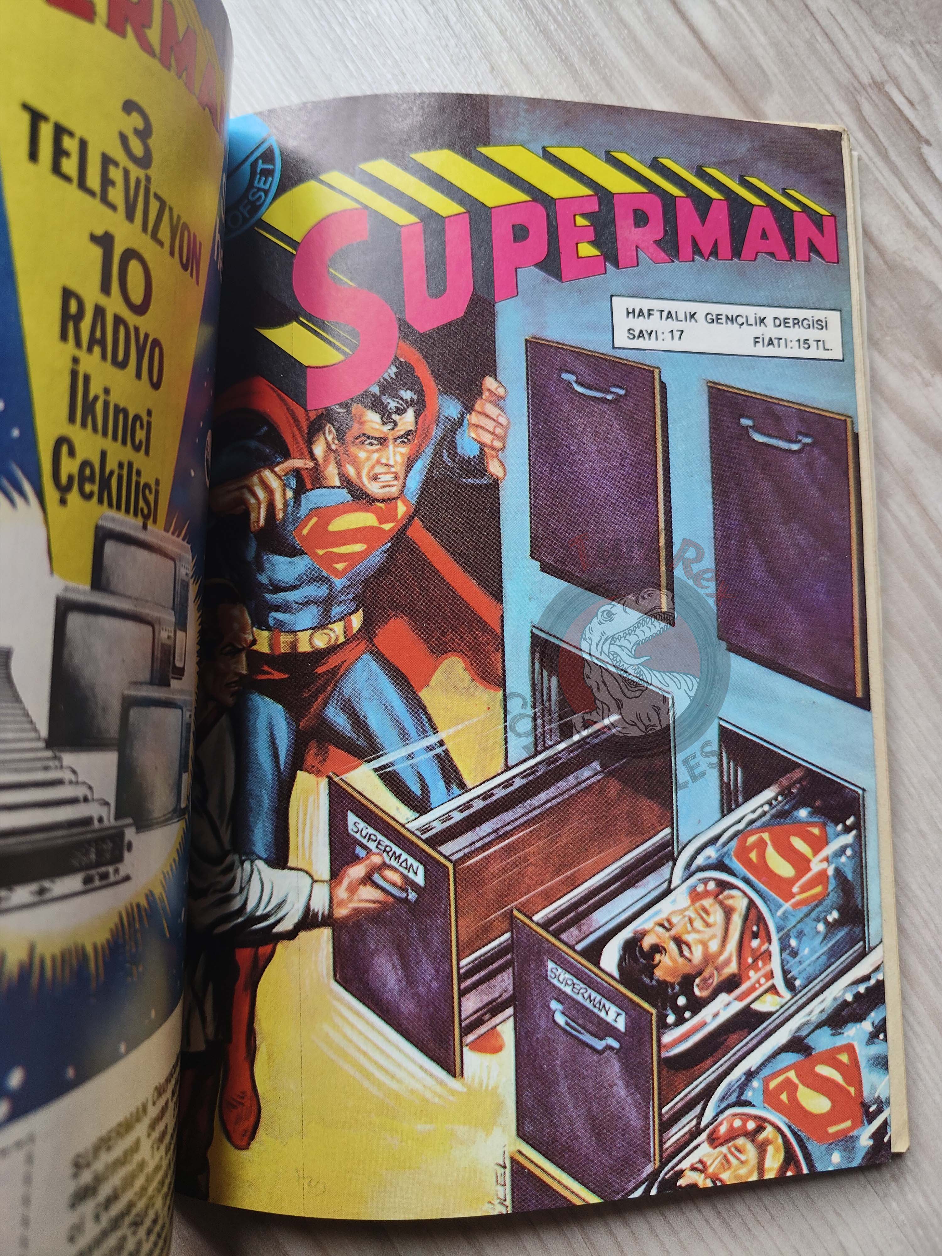 Superman Vol #6 1980s Turkish Comic Turkey Action Comics #398 #399 #400