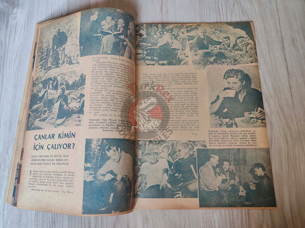 Yıldız 1944 Maria Montez Turkish Mag Turkey Hollywood Melvyn Douglas Deanna Durbin Ann Sheridan