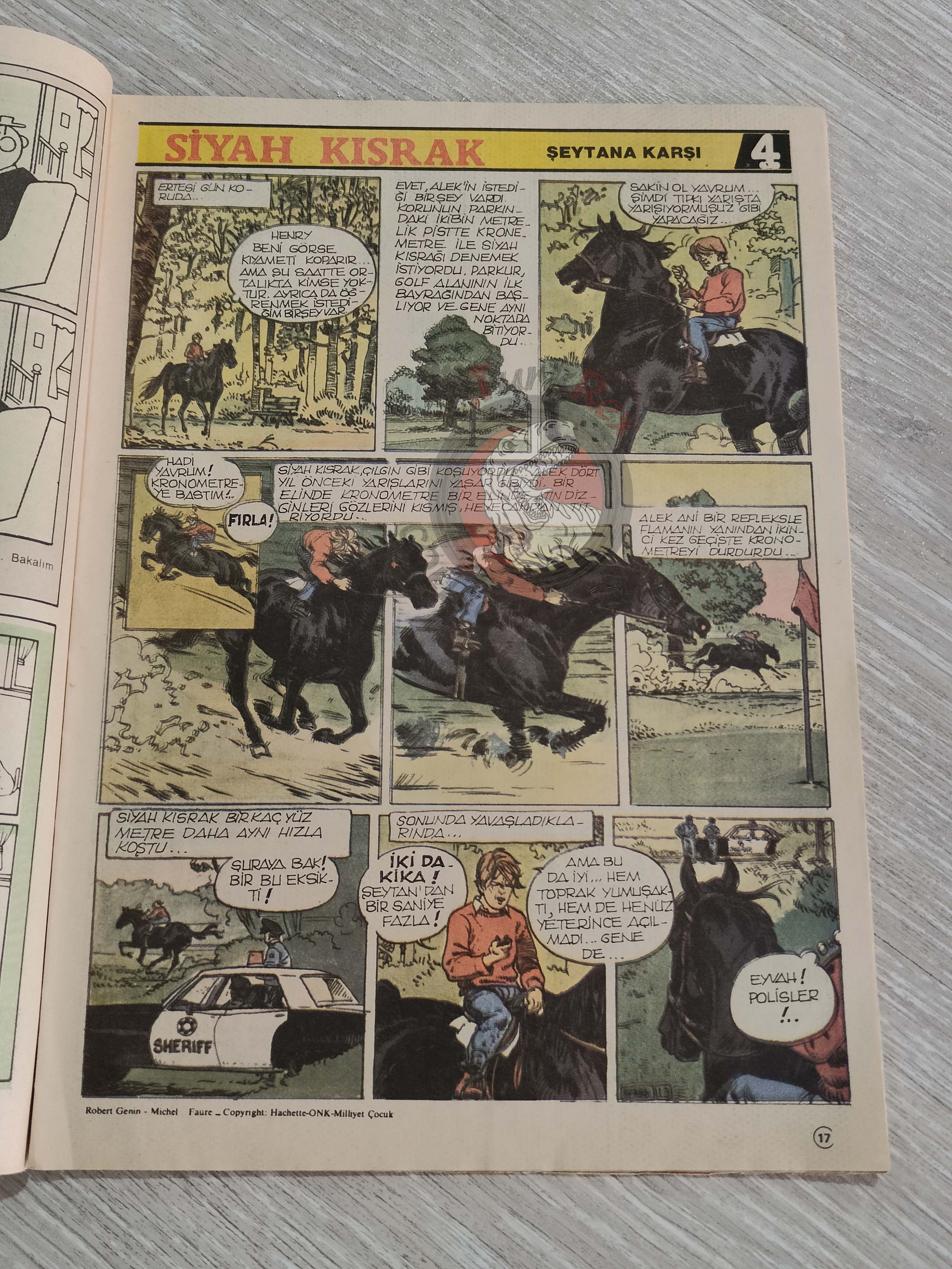 Milliyet Çocuk #2 1984 Turkish Comic Turkey Alice In Wonderland l'étalon noir Bob Morane Stefi