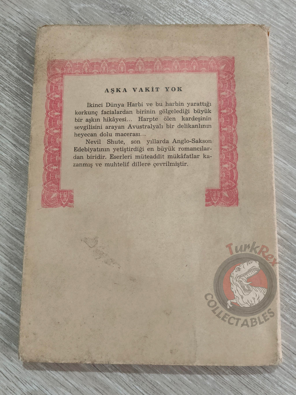 Nevil Shute – Requiem for a Wren 1957 1st Turkish Book Turkey