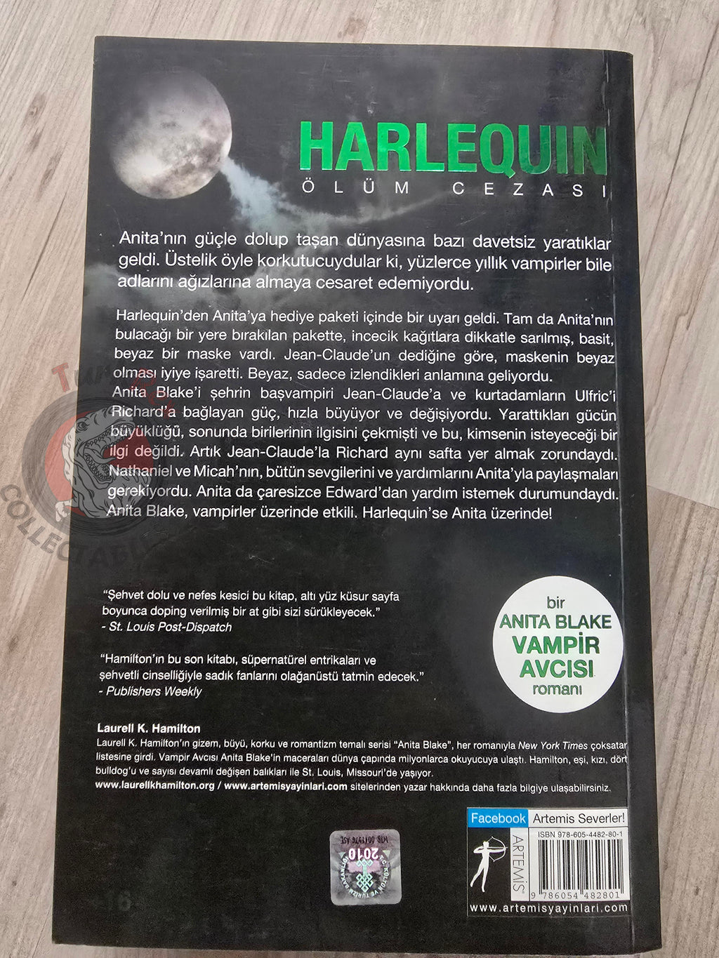 Laurell K. Hamilton – The Harlequin 2011 1st Turkish Book Turkey Anita Blake: Vampire Hunter