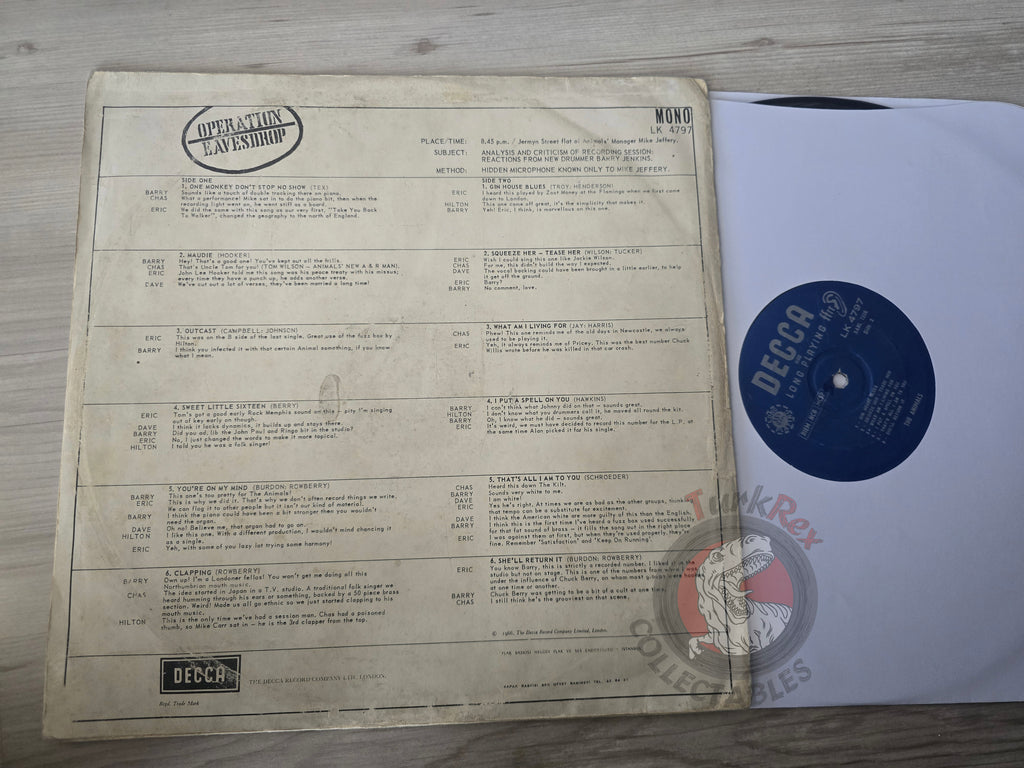 The Animals – Animalisms Turkish Pressing Vinyl Turkey Edition