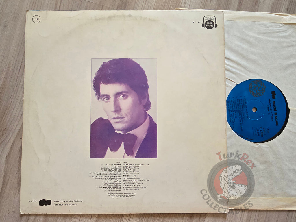 Manolo Otero – Para Ti Turkish Pressing Vinyl Turkey Edition