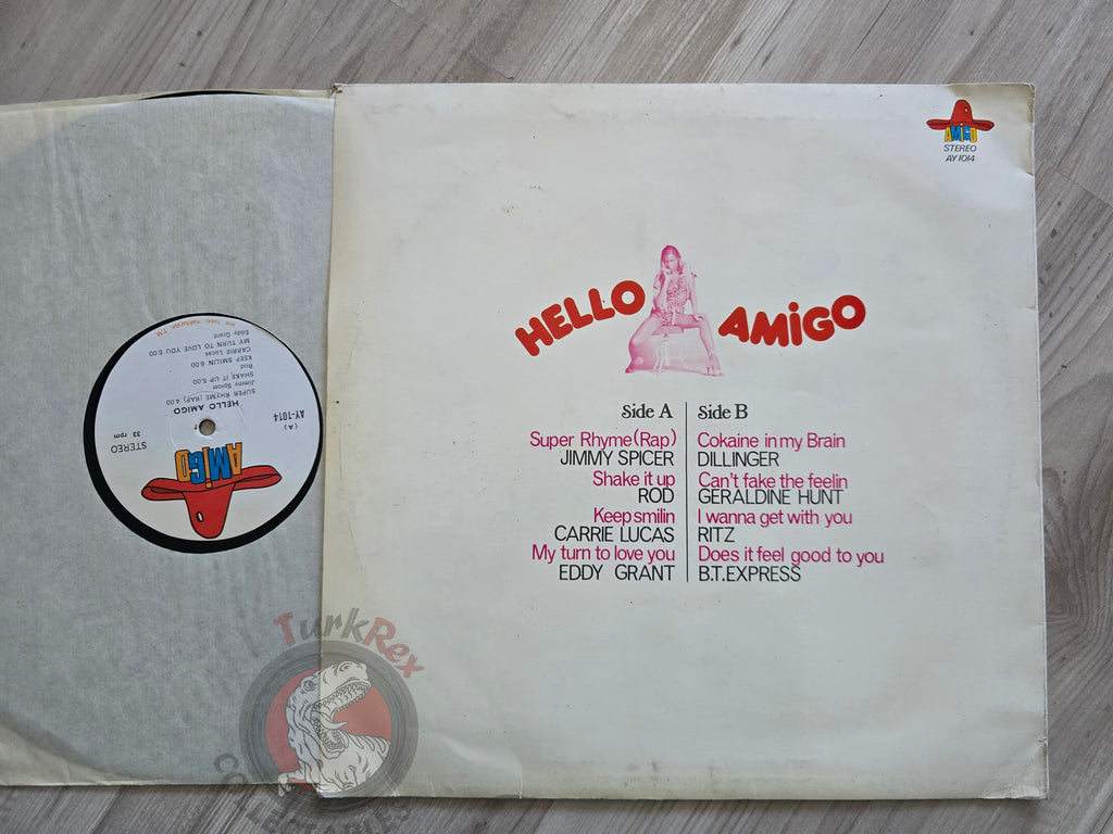 Various – Hello Amigo Turkish Pressing Vinyl Turkey Edition