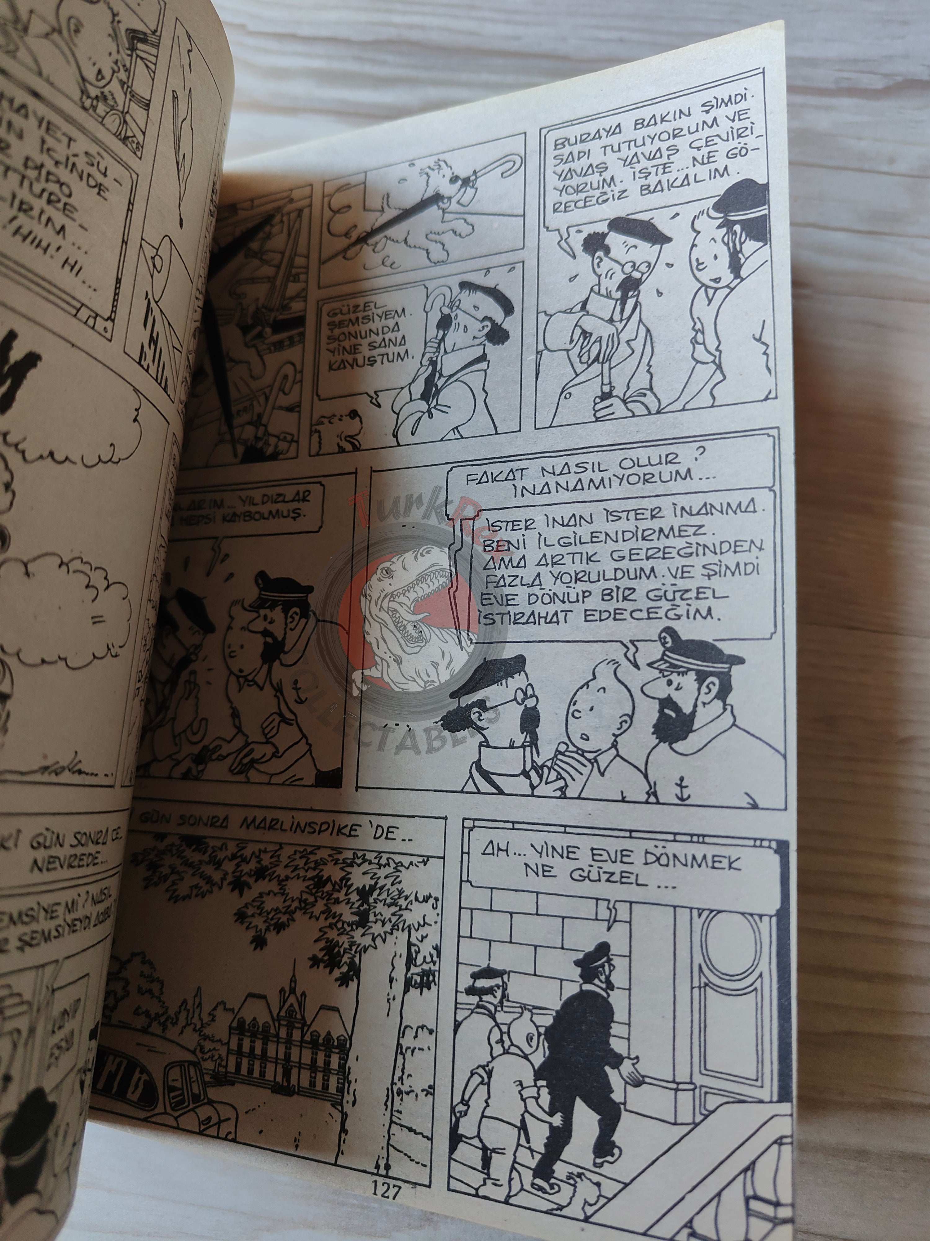 Tintin – The Red Sea Sharks & Calculus Affair late 1980s Turkish Edition Comic Turkey