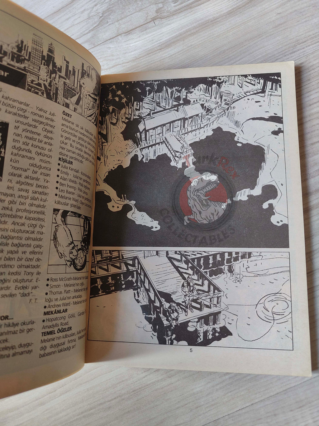 Julia #1 L’Ombra Del Tempo 2002 Turkish Comic Turkey Bonelli