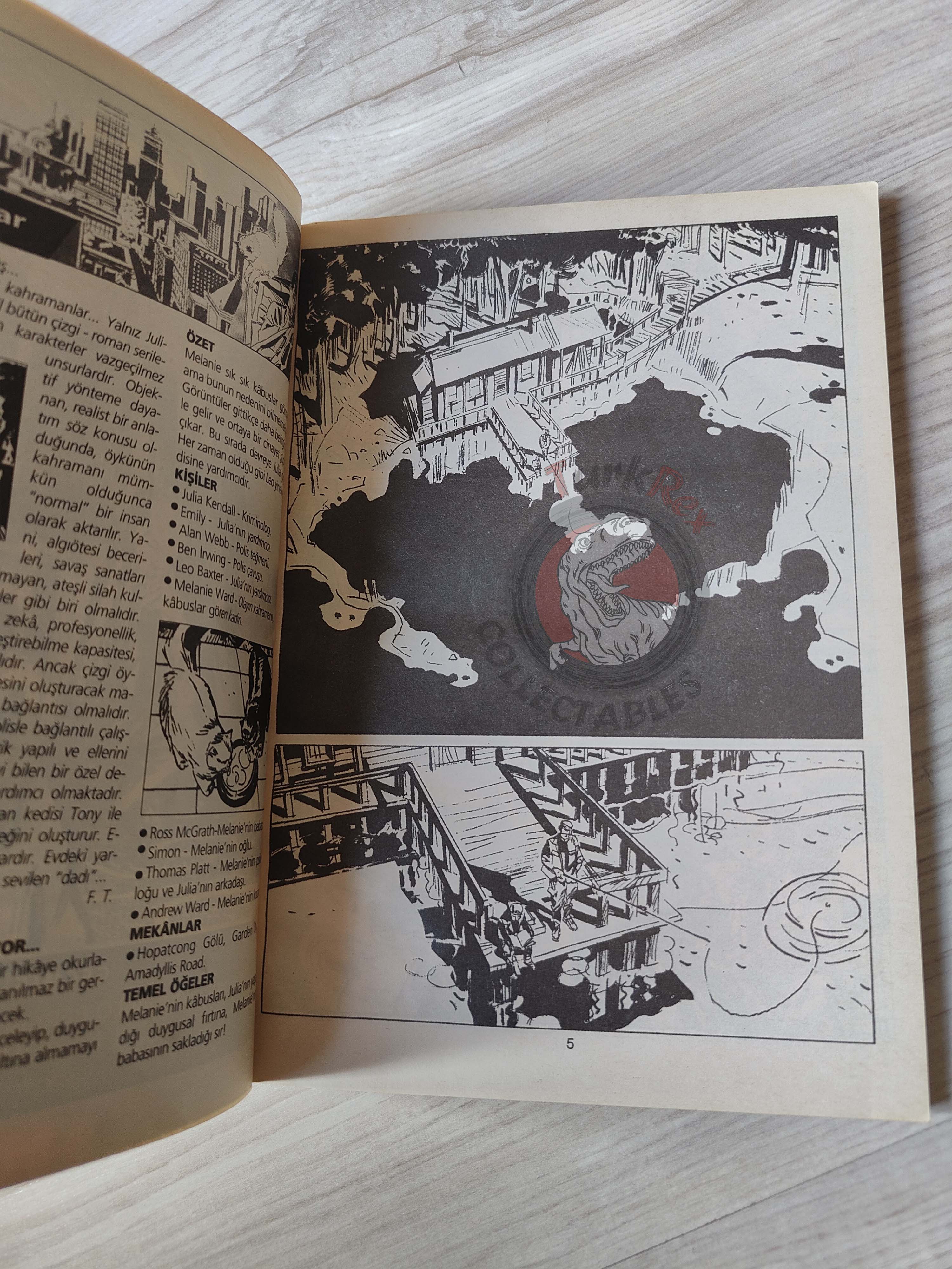 Julia #1 L’Ombra Del Tempo 2002 Turkish Comic Turkey Bonelli