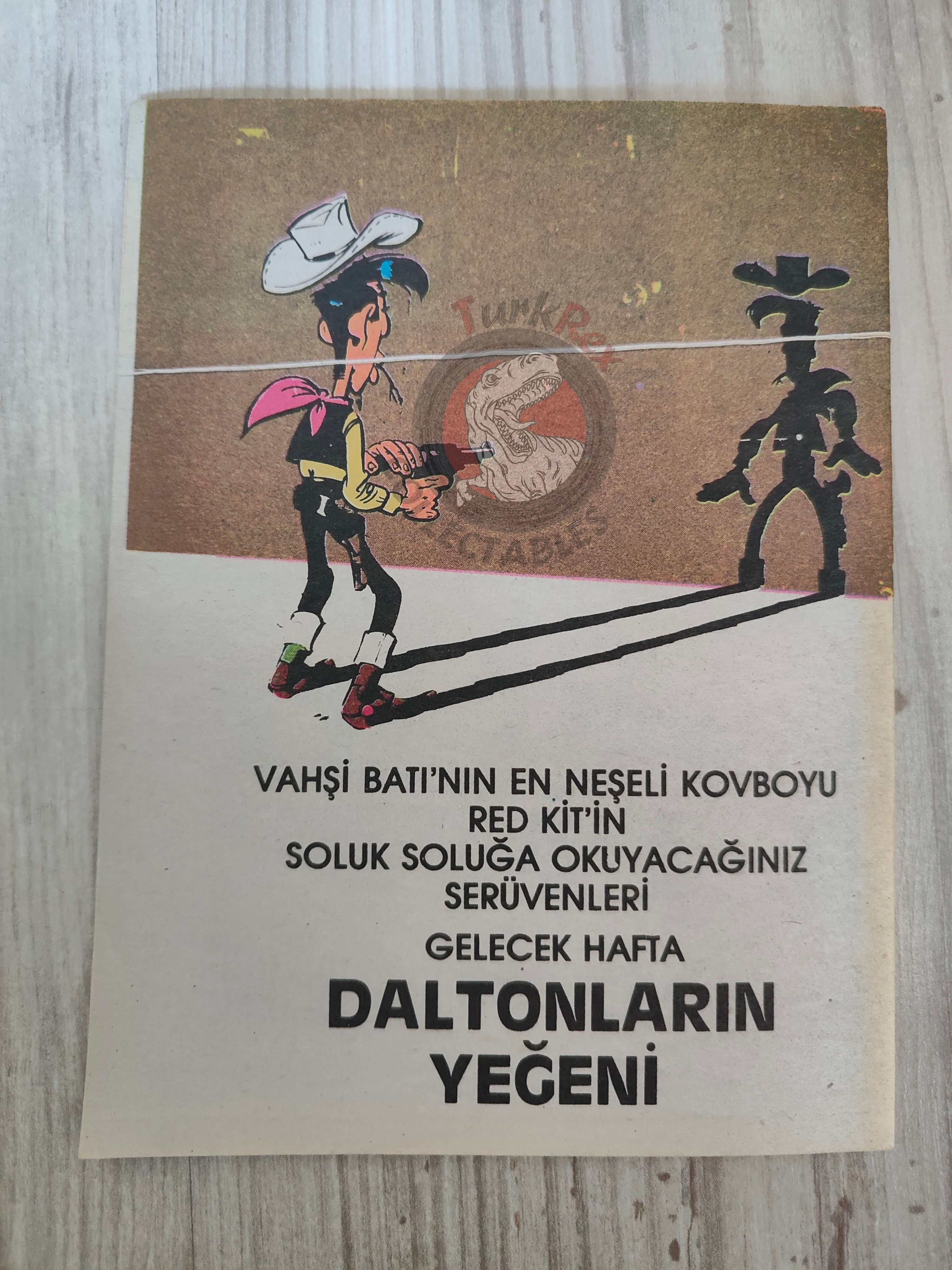 Lucky Luke #43 Sur la piste des Dalton 1989 Turkish Comic Turkey