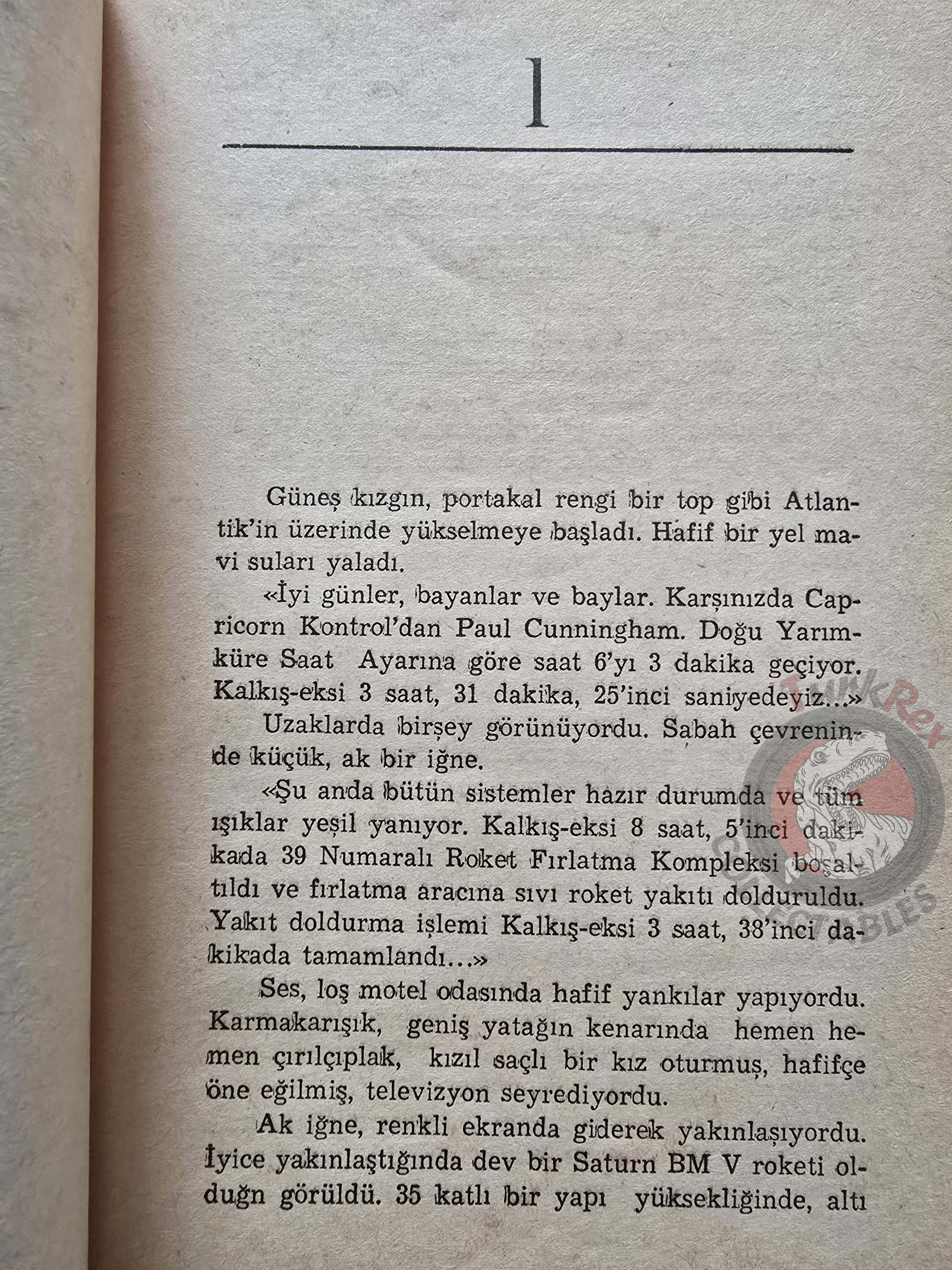 Ron Goulart – Capricorn One 1980 1st Turkish Book Turkey